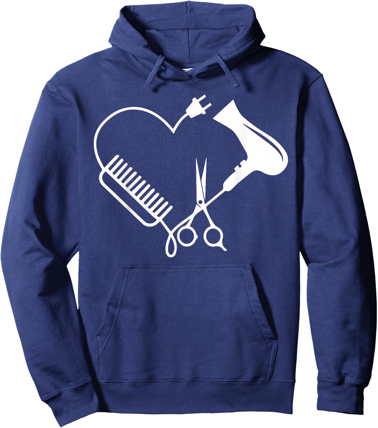 Hairdresser Hairdresser Salon Barber Hairstylist Hairdresser Gift Hoodie - Hoodie | Navy