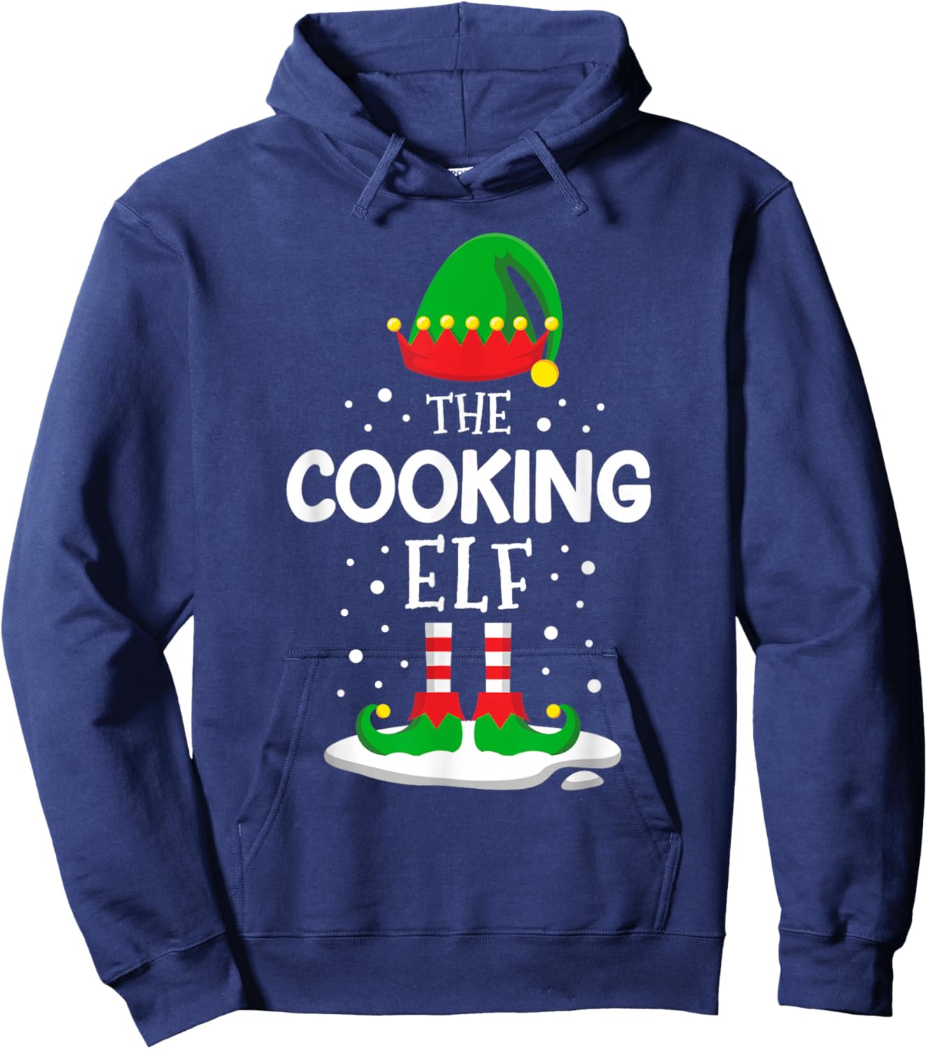 The Cooking Elf Christmas Family Matching Outfit Xmas Group Hoodie - Hoodie | Navy