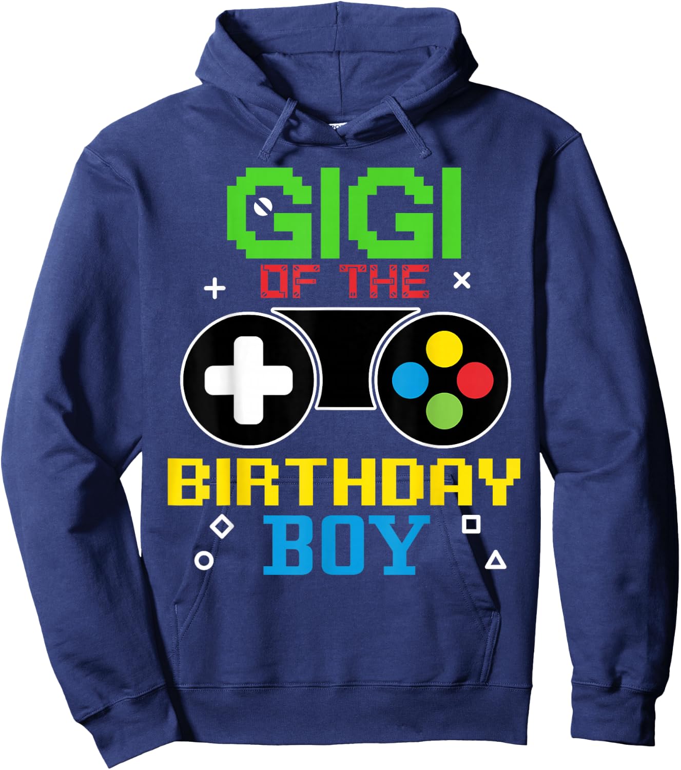 Gigi Of The Birthday Boy Vedio Game Funny Gaming Family Hoodie - Hoodie | Navy
