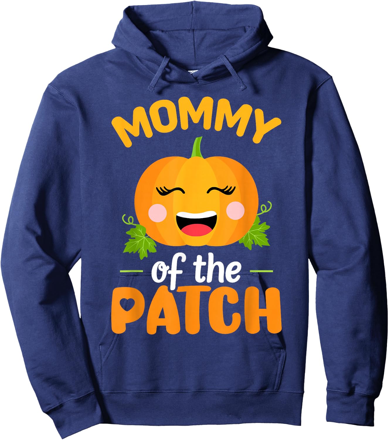 Mommy of The Patch Pumpkin Mom Halloween Family Matching Hoodie - Hoodie | Navy