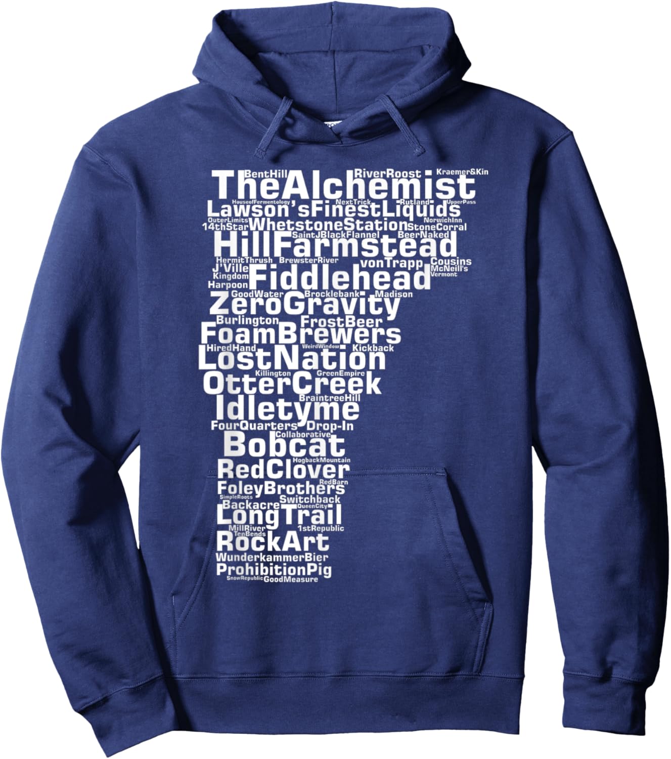 Vermont Breweries Hoodie - Hoodie | Navy