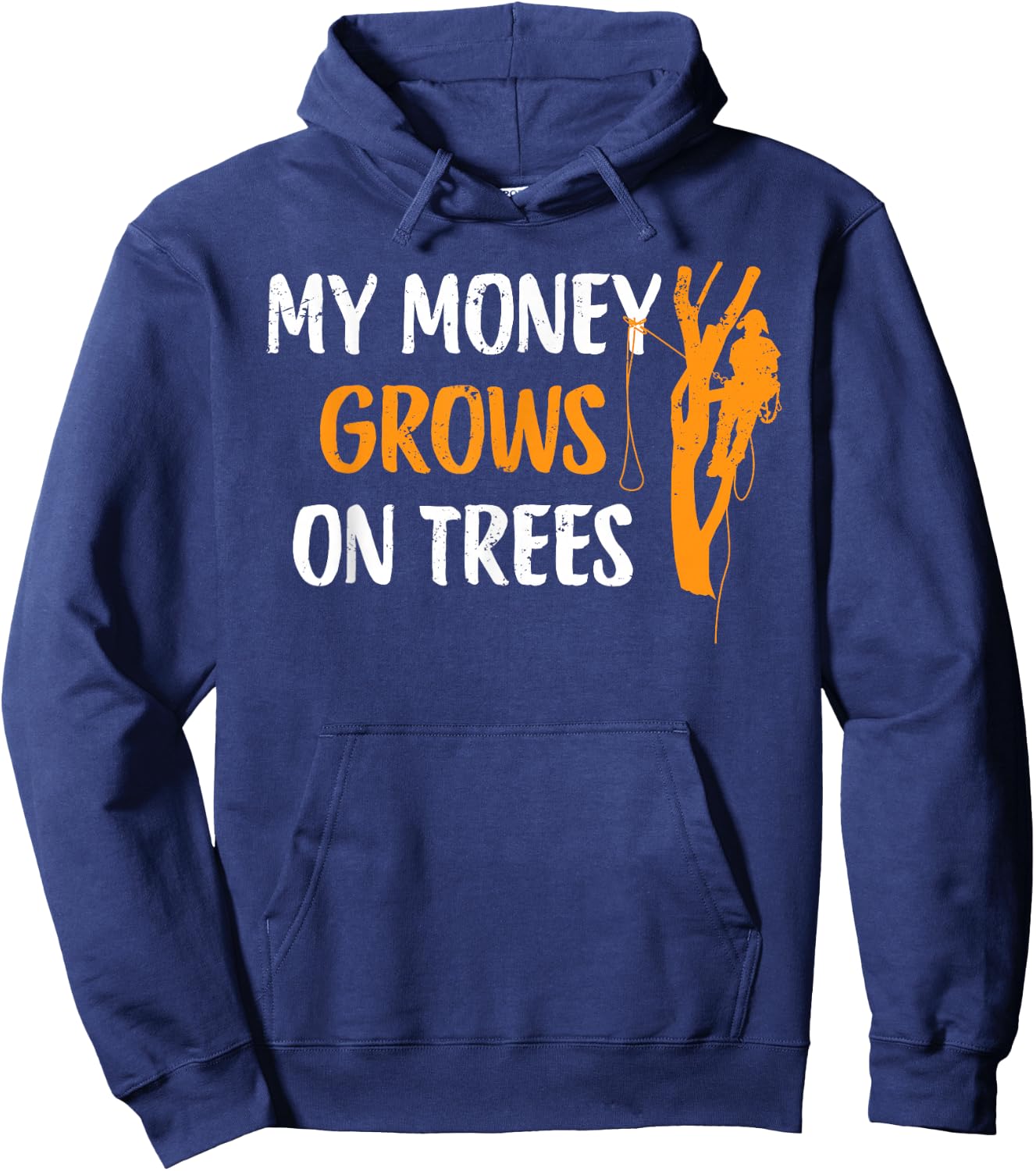 Funny Arborist Tree Climber Logger Lumberjack Gifts Hoodie - Hoodie | Navy
