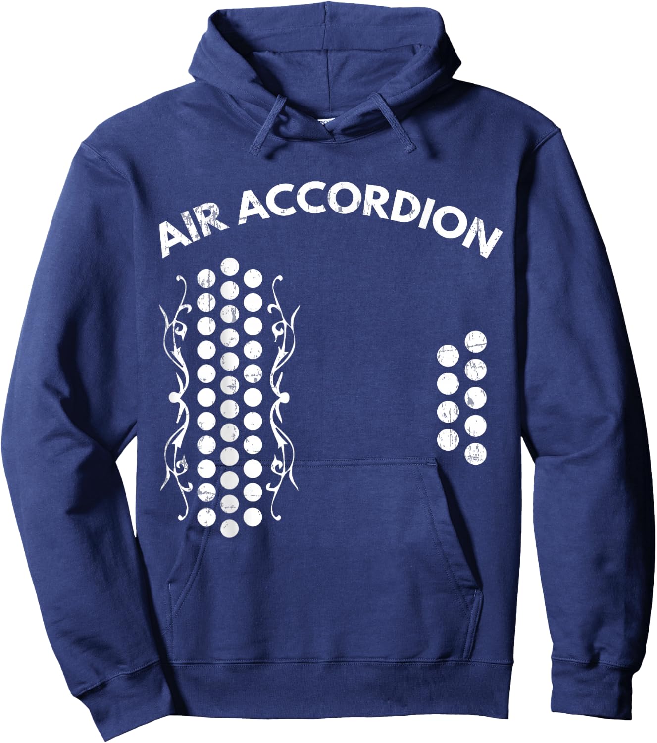 Air accordion graphics Hoodie - Hoodie | Navy