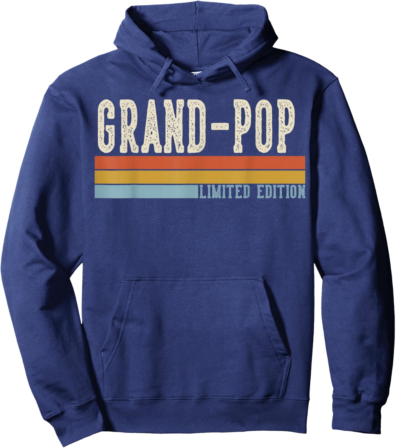 Grand-POP Vintage Grandpa Retro Fathers Day Hoodie - Hoodie | Navy