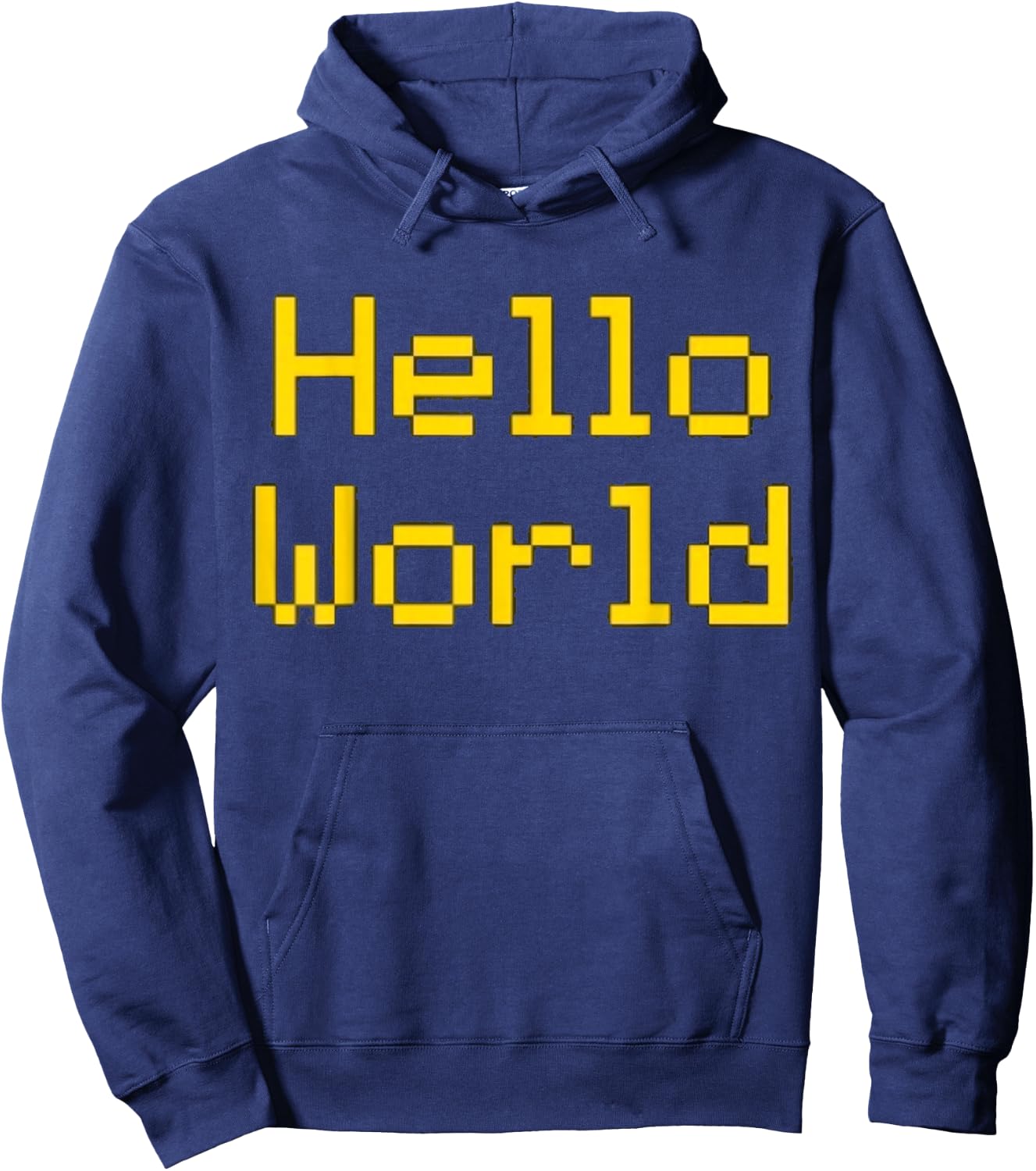 Hello World | Coding Programming Shirt Hoodie - Hoodie | Navy