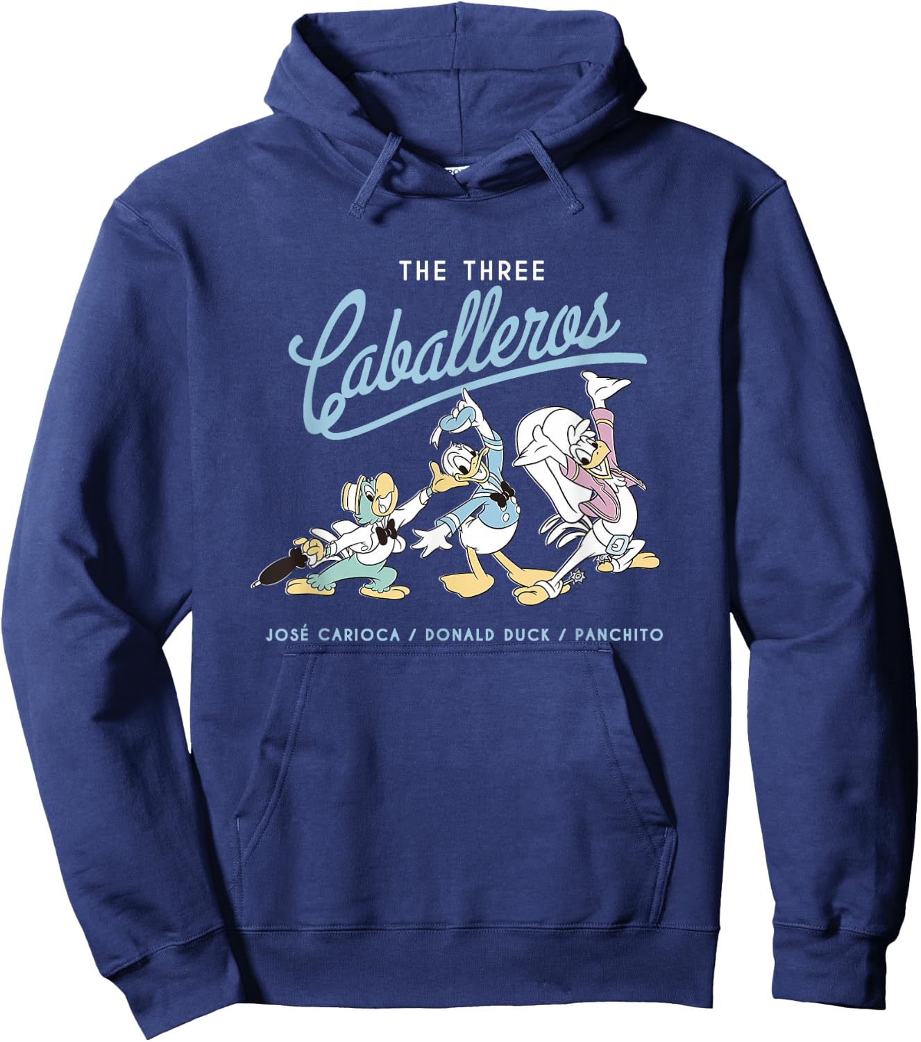 Disney The Three Caballeros Retro Donald Duck Hoodie - Hoodie | Navy