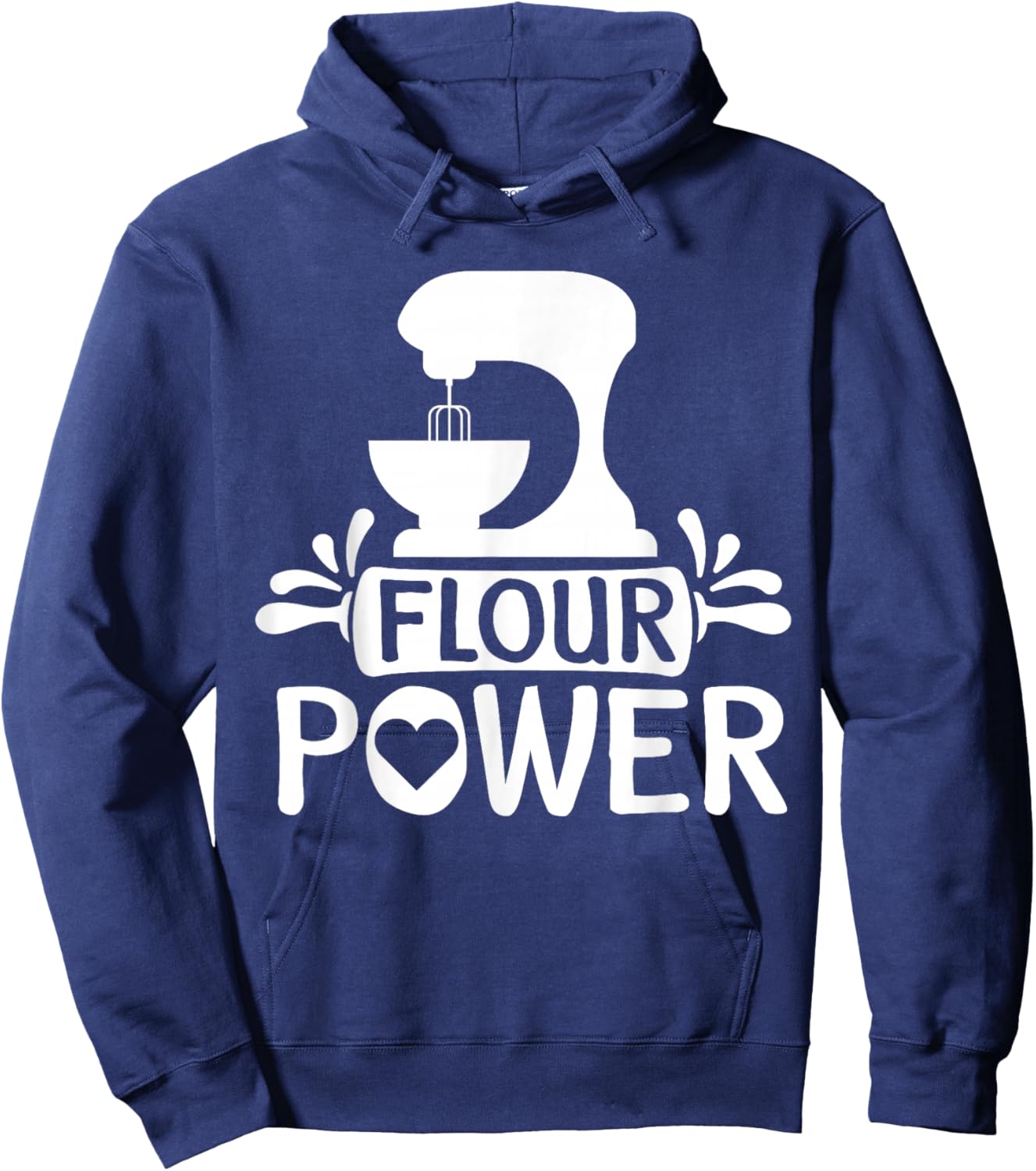 Flour Power Bread Baker Baking Hoodie - Hoodie | Navy