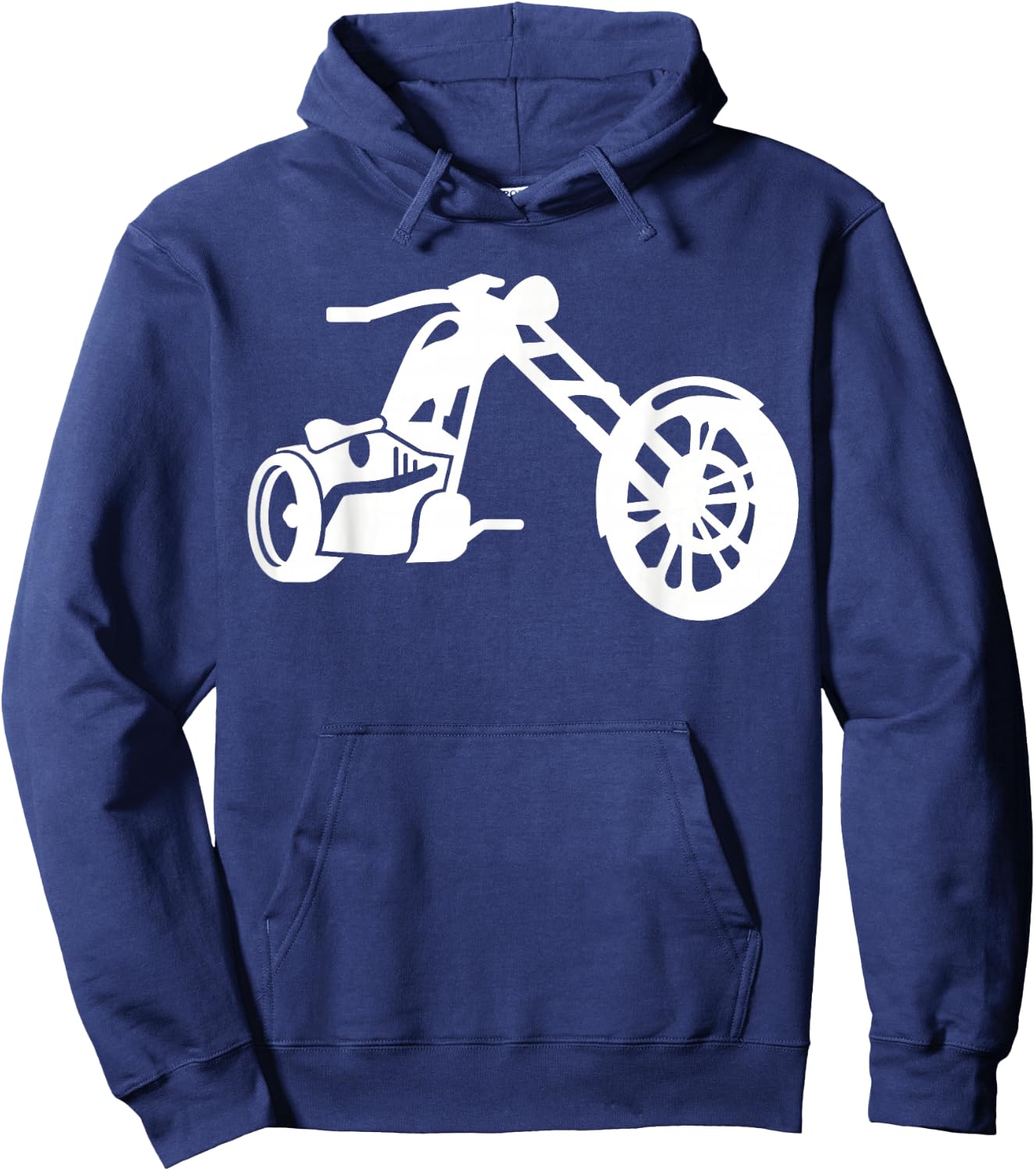 Chopper Motorcycle Hoodie - Hoodie | Navy