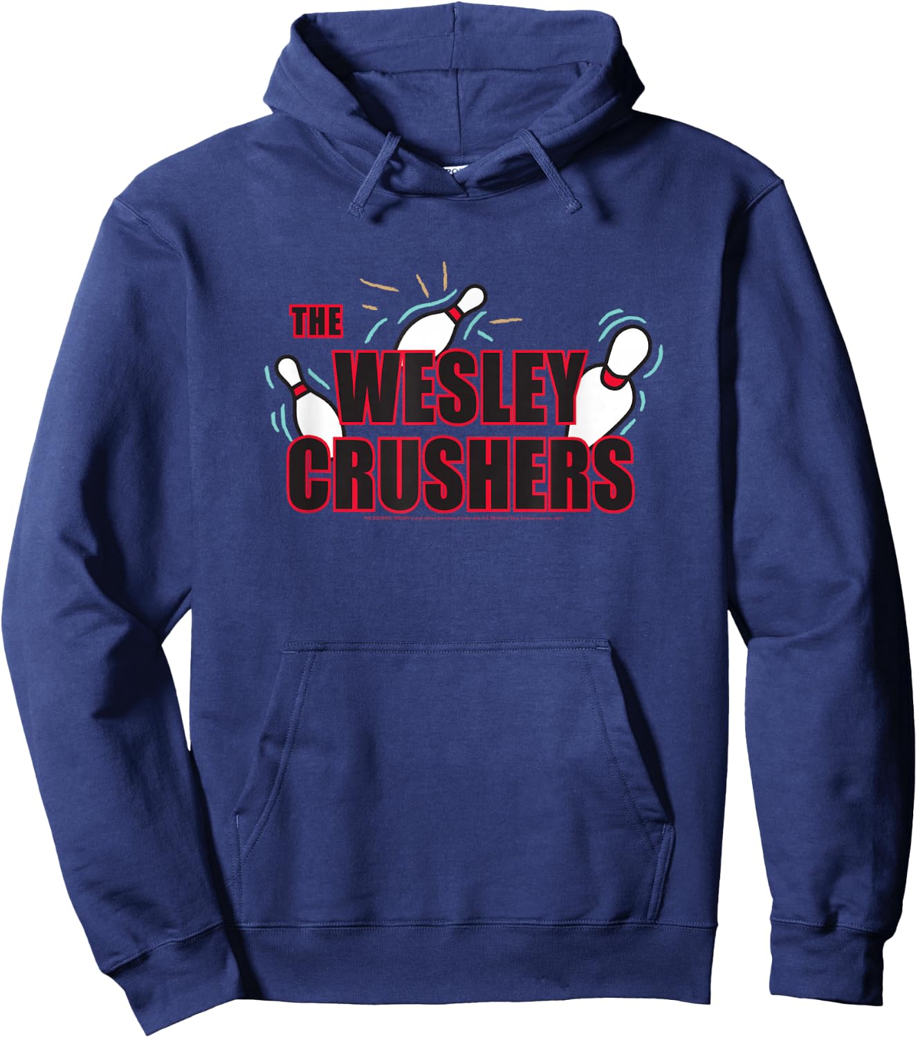 The Big Bang Theory Wesley Crushers Bowling TV Show Hoodie - Hoodie | Navy