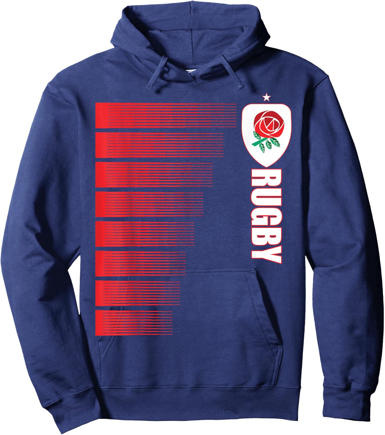 England Rugby Jersey English Rugby 2 Sided Hoodie - Hoodie | Navy