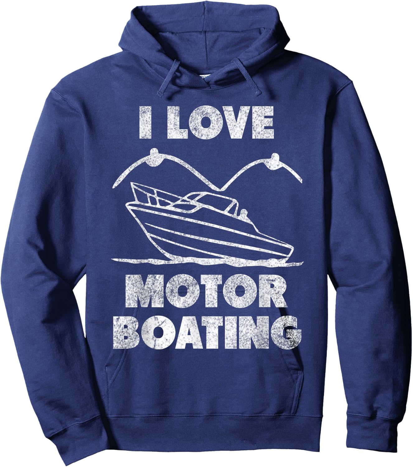 I Love Motor Boating funny adult humor Hoodie - Hoodie | Navy