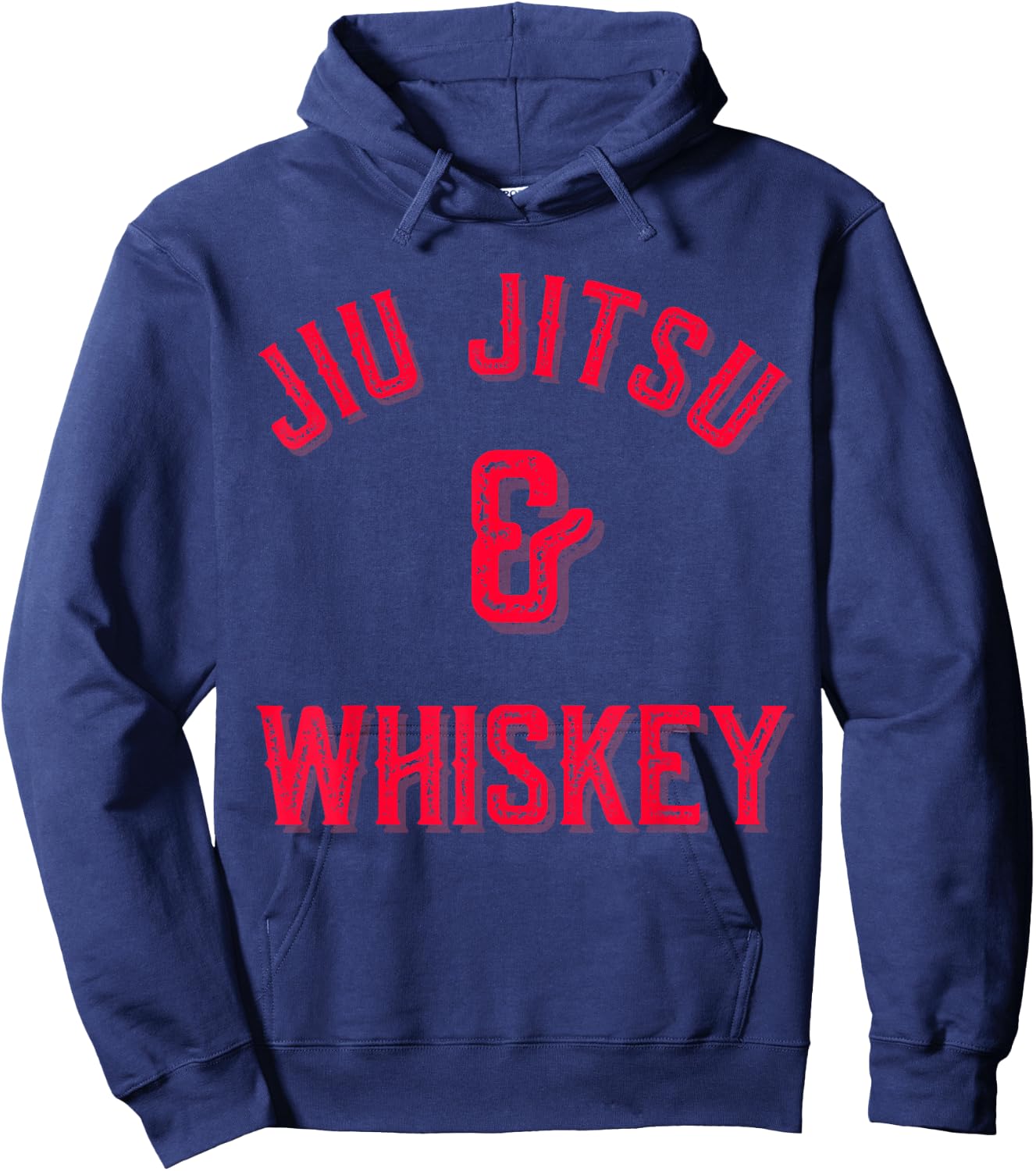 Jiu jitsu And Whiskey Brazilian Jiu jitsu MMA BJJ Gifts Hoodie - Hoodie | Navy