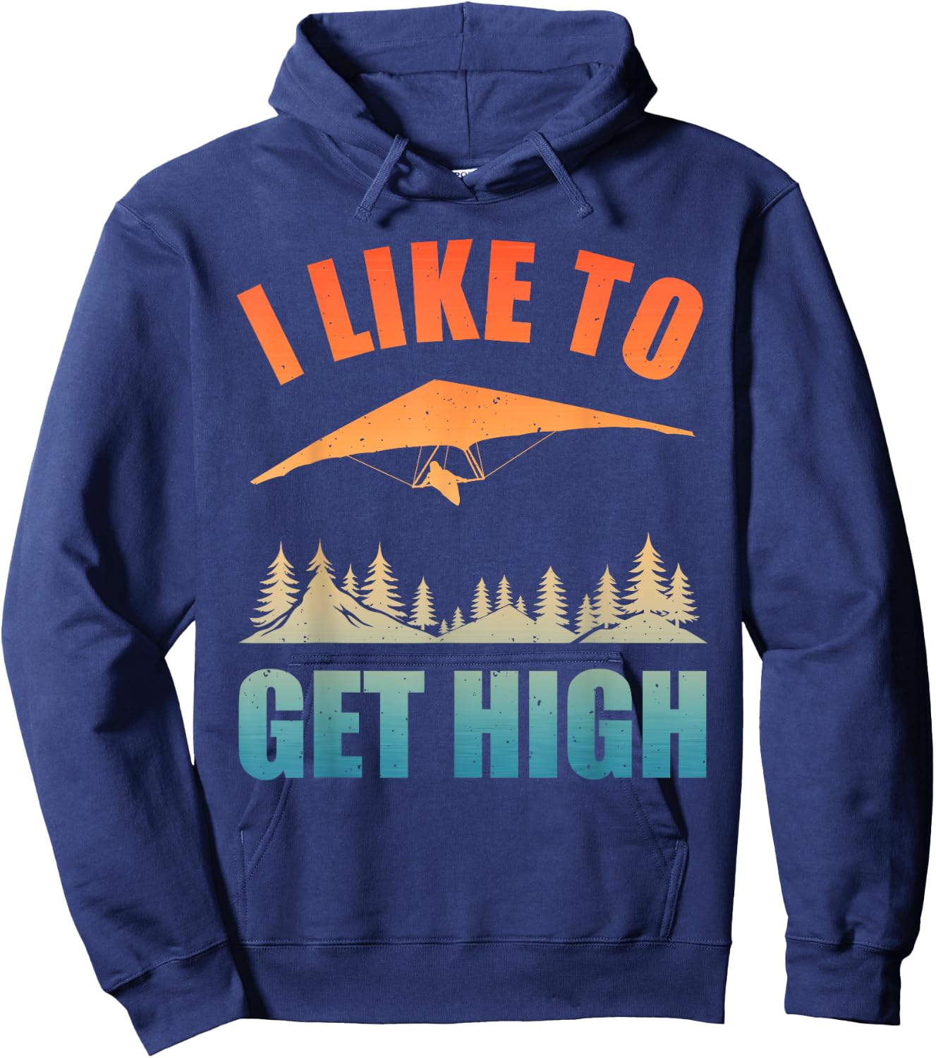 Cool Hang Glider Art Women Hang Glide Hang Gliding Hoodie - Hoodie | Navy