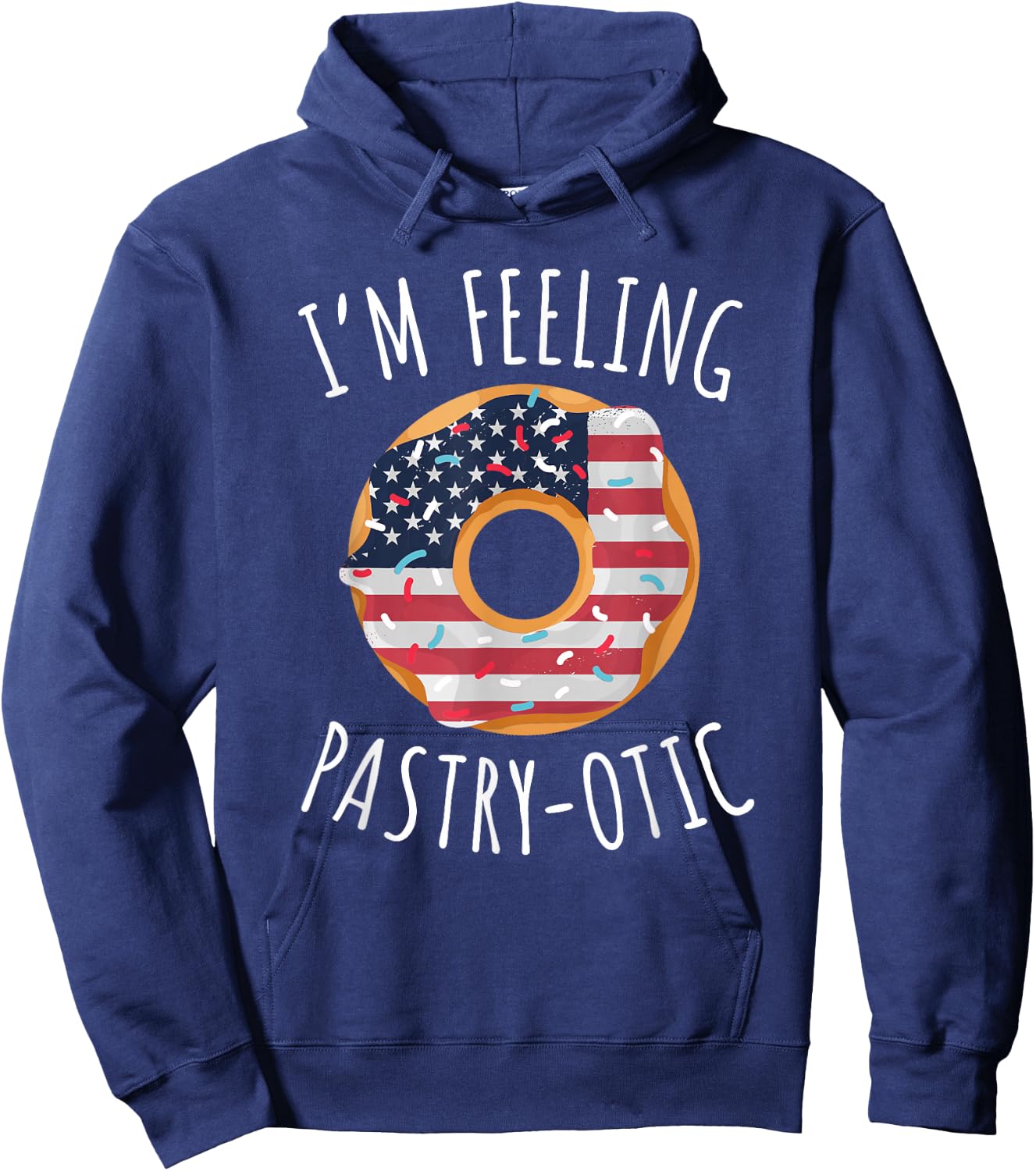 4th of July - Pastry Baker, Donut Baking, 4th of July Hoodie - Hoodie | Navy