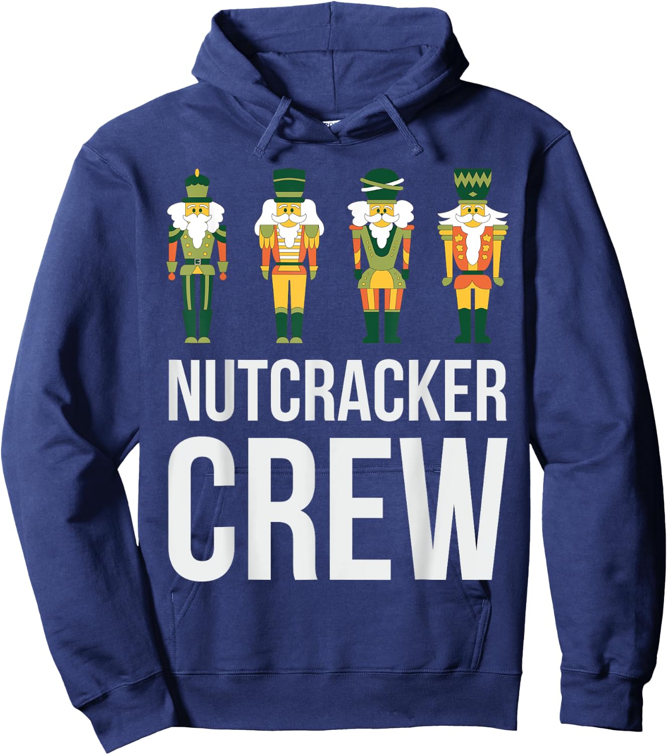 Nutcracker Crew Family Matching Xmas Boys Men Santa Hoodie - Hoodie | Navy