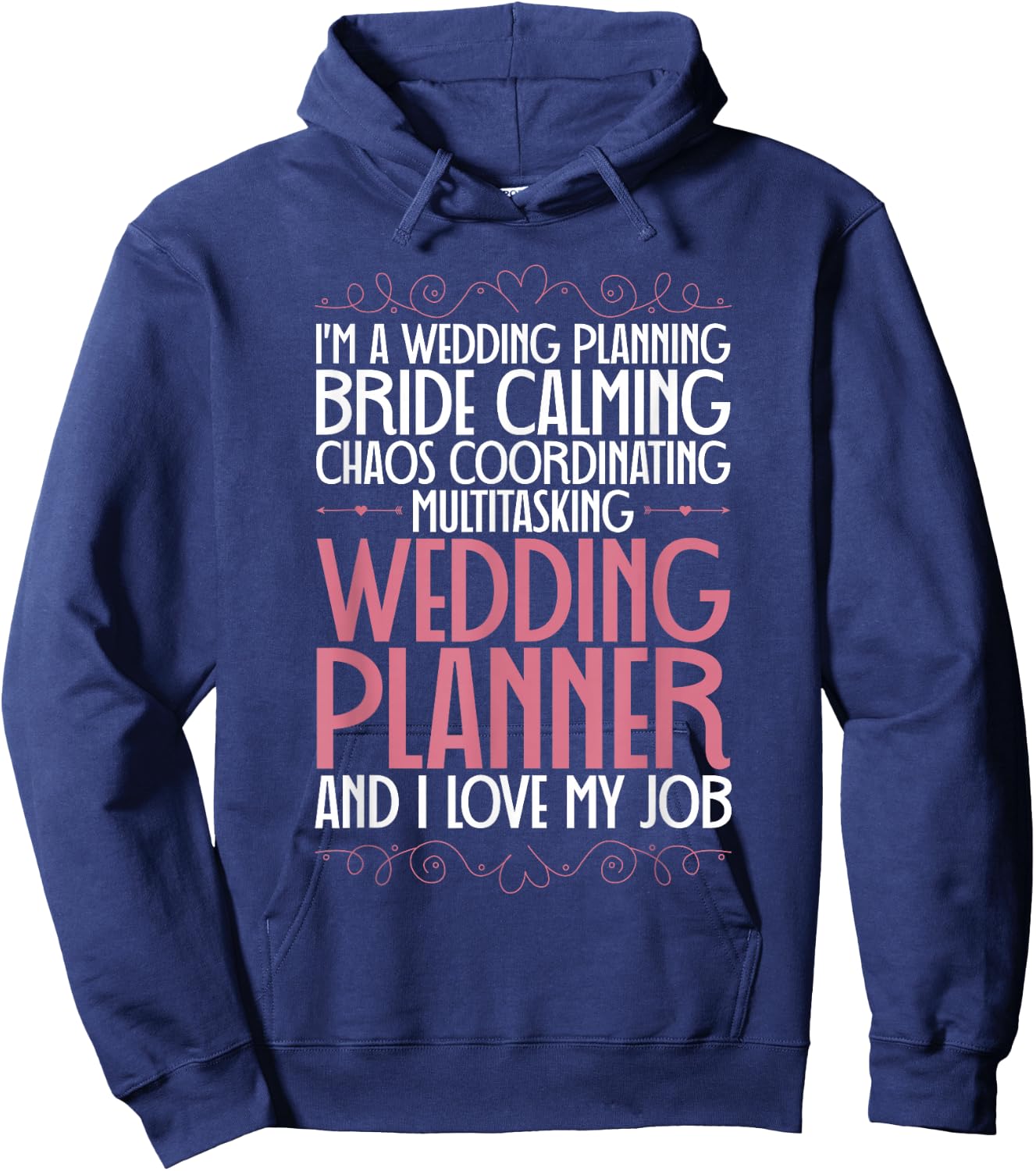Wedding Planning Bride Calming Wedding Specialists Hoodie - Hoodie | Navy