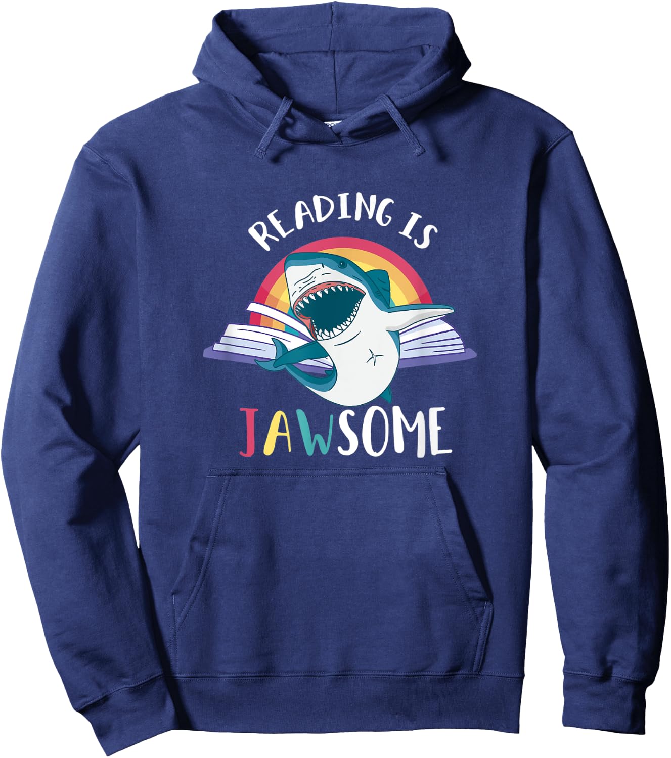 Jawsome Shark Classroom Teacher Women Hoodie - Hoodie | Navy