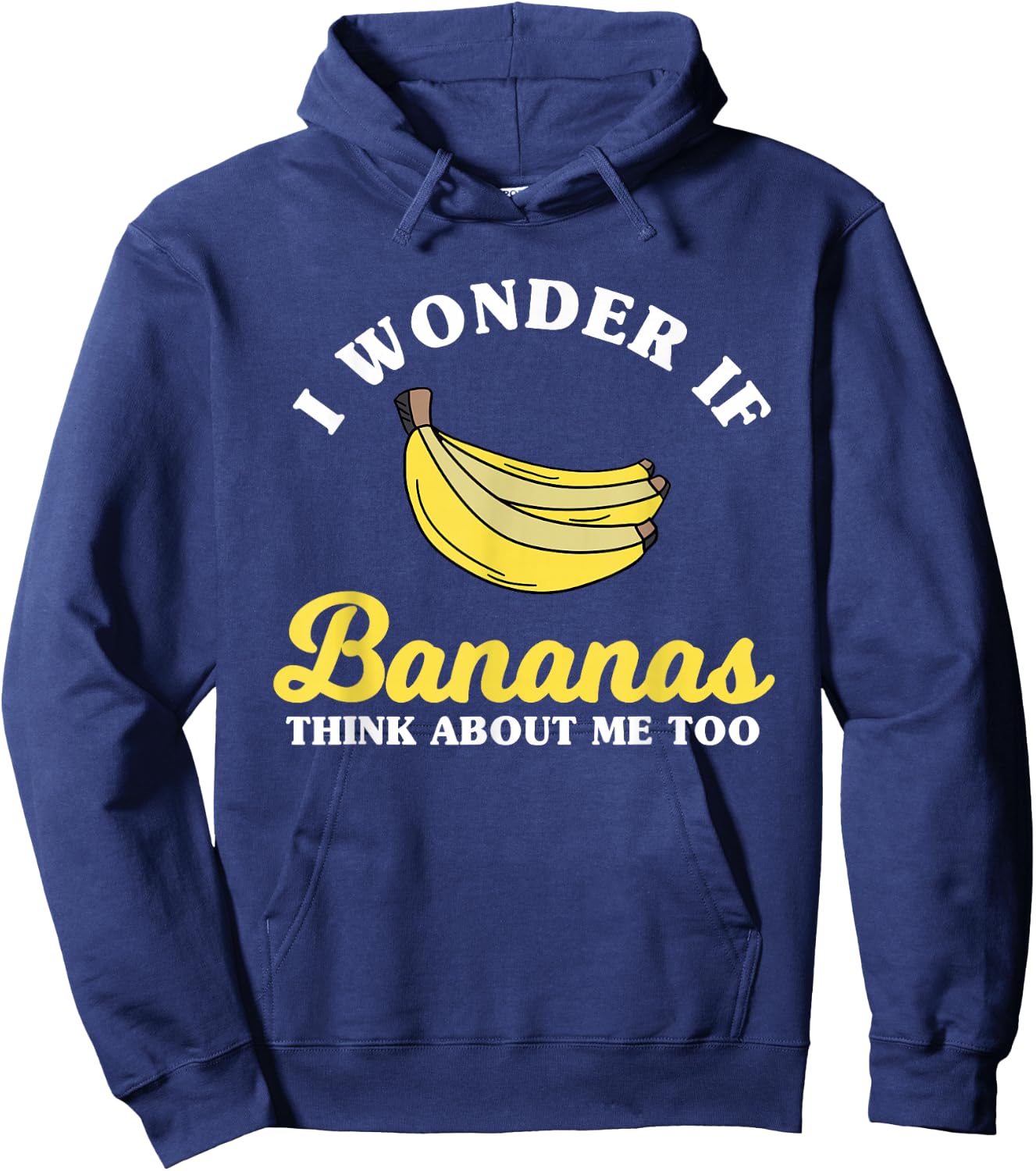 Funny Banana Saying Apparel Bananas Lover Hoodie - Hoodie | Navy