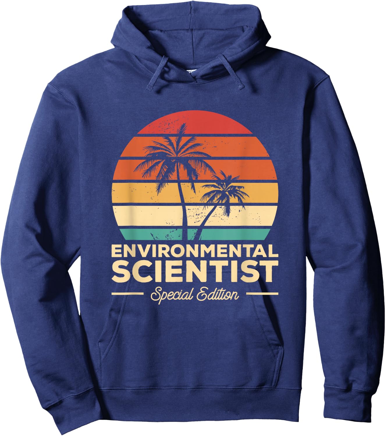 Vintage Environmental Scientist Special Edition Hoodie - Hoodie | Navy
