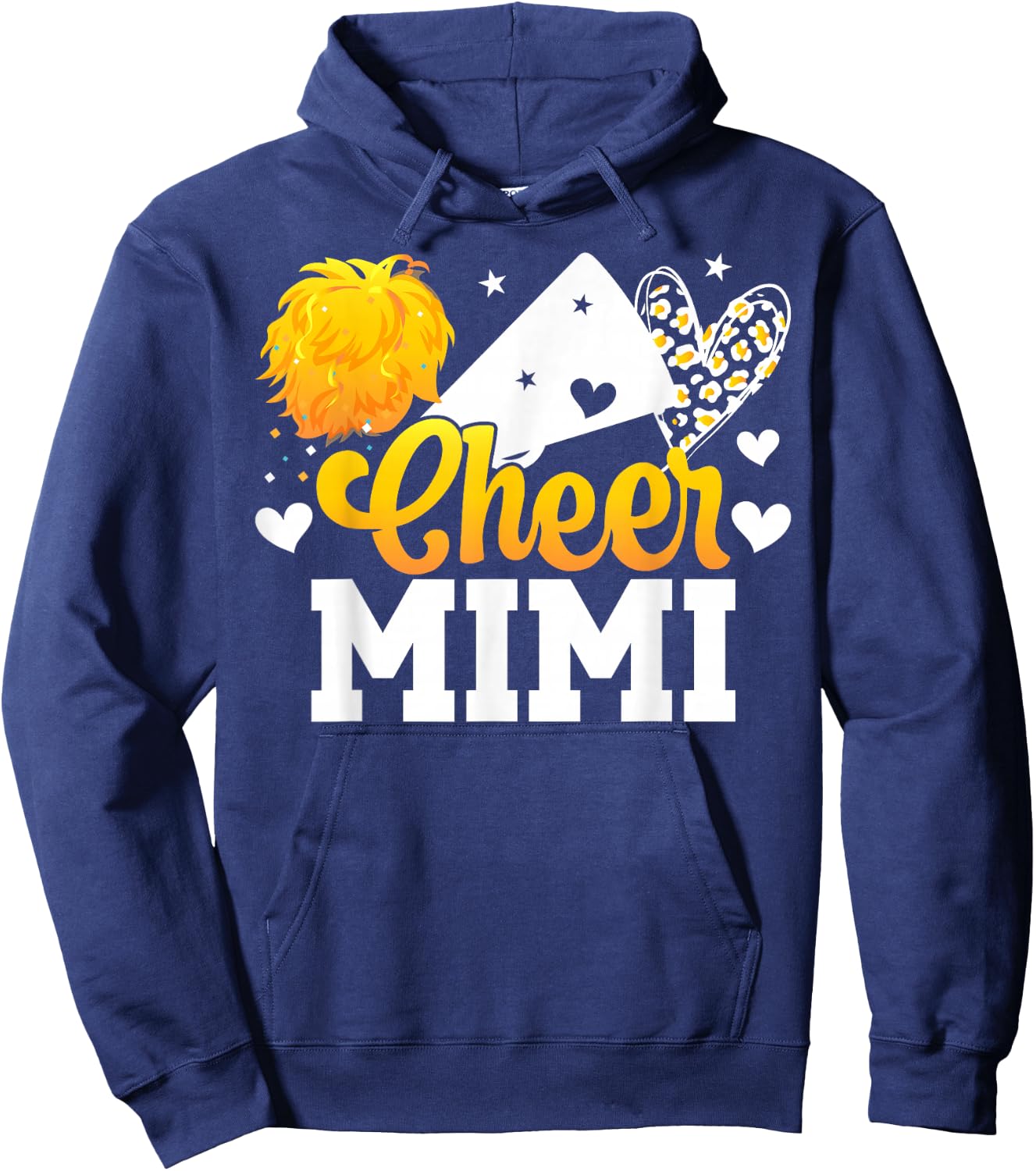 Cheer Mimi Of A Cheerleader Mimi Cheerleading Mimi Grandma Hoodie - Hoodie | Navy