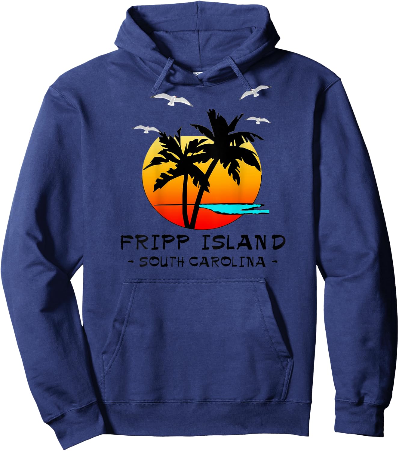 FRIPP ISLAND SOUTH CAROLINA ATLANTIC BEACH VACATION Men Women Kids Hoodie - Hoodie | Navy
