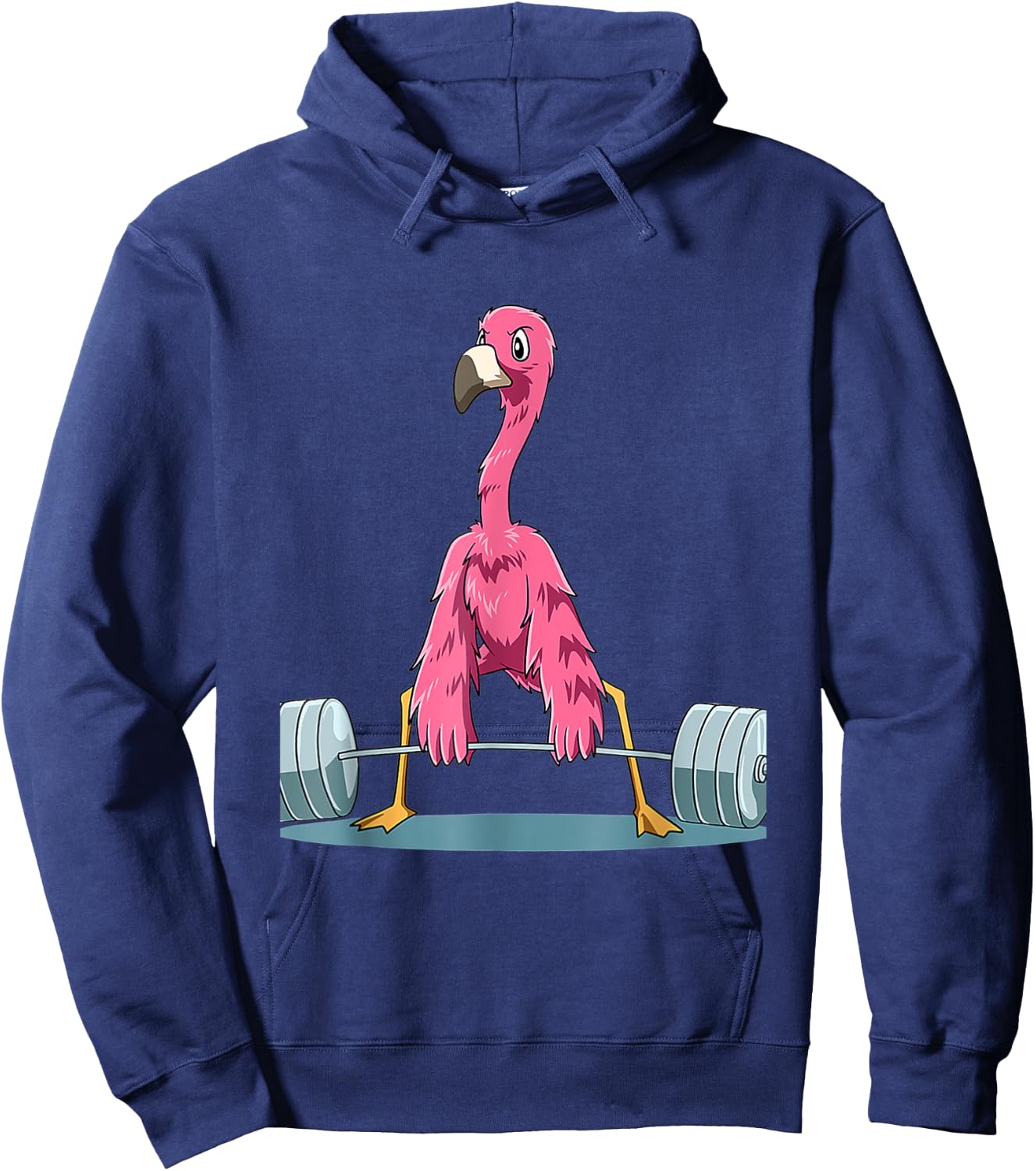 Weightlifting Flamingo Deadlifting Flamingo Powerl Hoodie - Hoodie | Navy