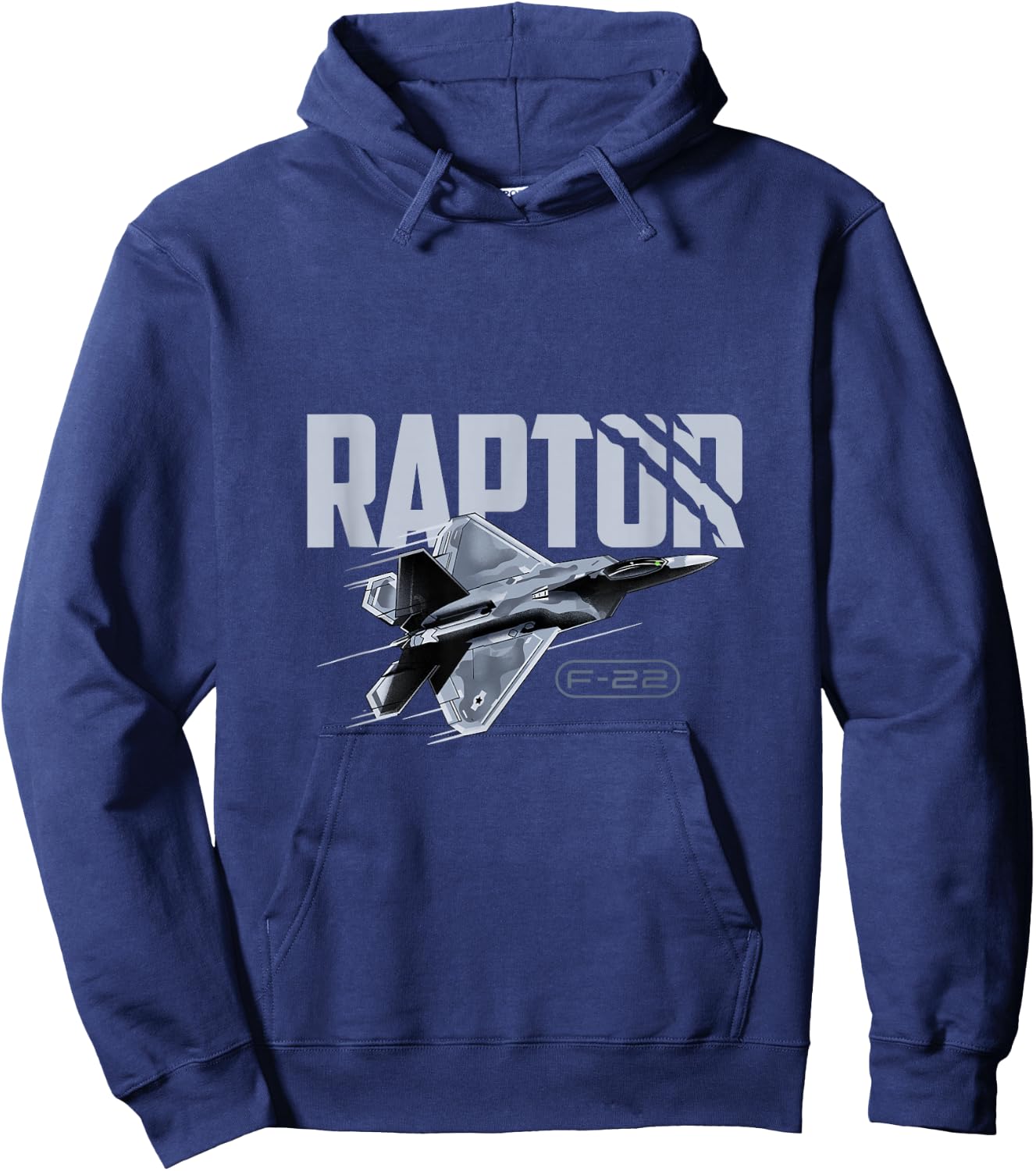 F-22 Raptor Military Jet Aircraft Hoodie - Hoodie | Navy