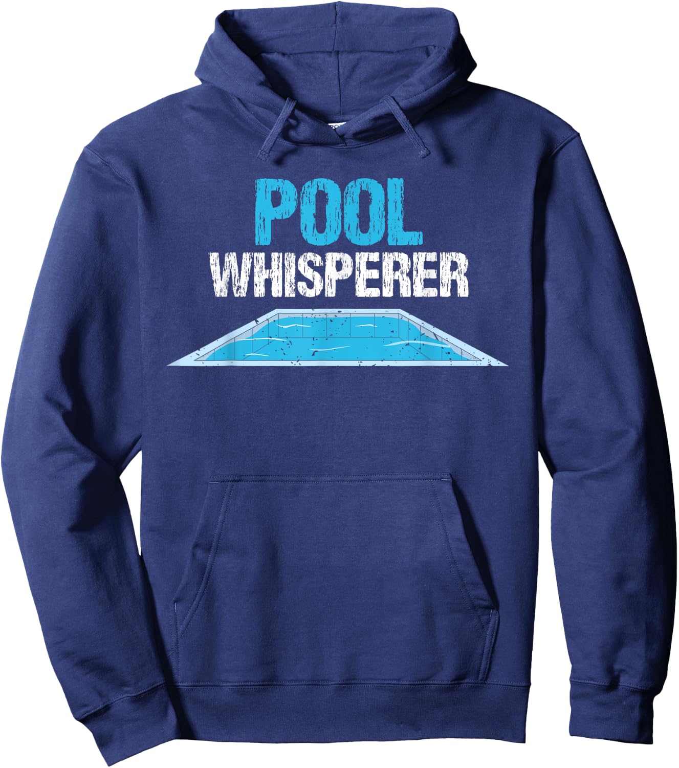 Pool Guy Design for Swimming Pool Boy and Pool Cleaner Hoodie - Hoodie | Navy