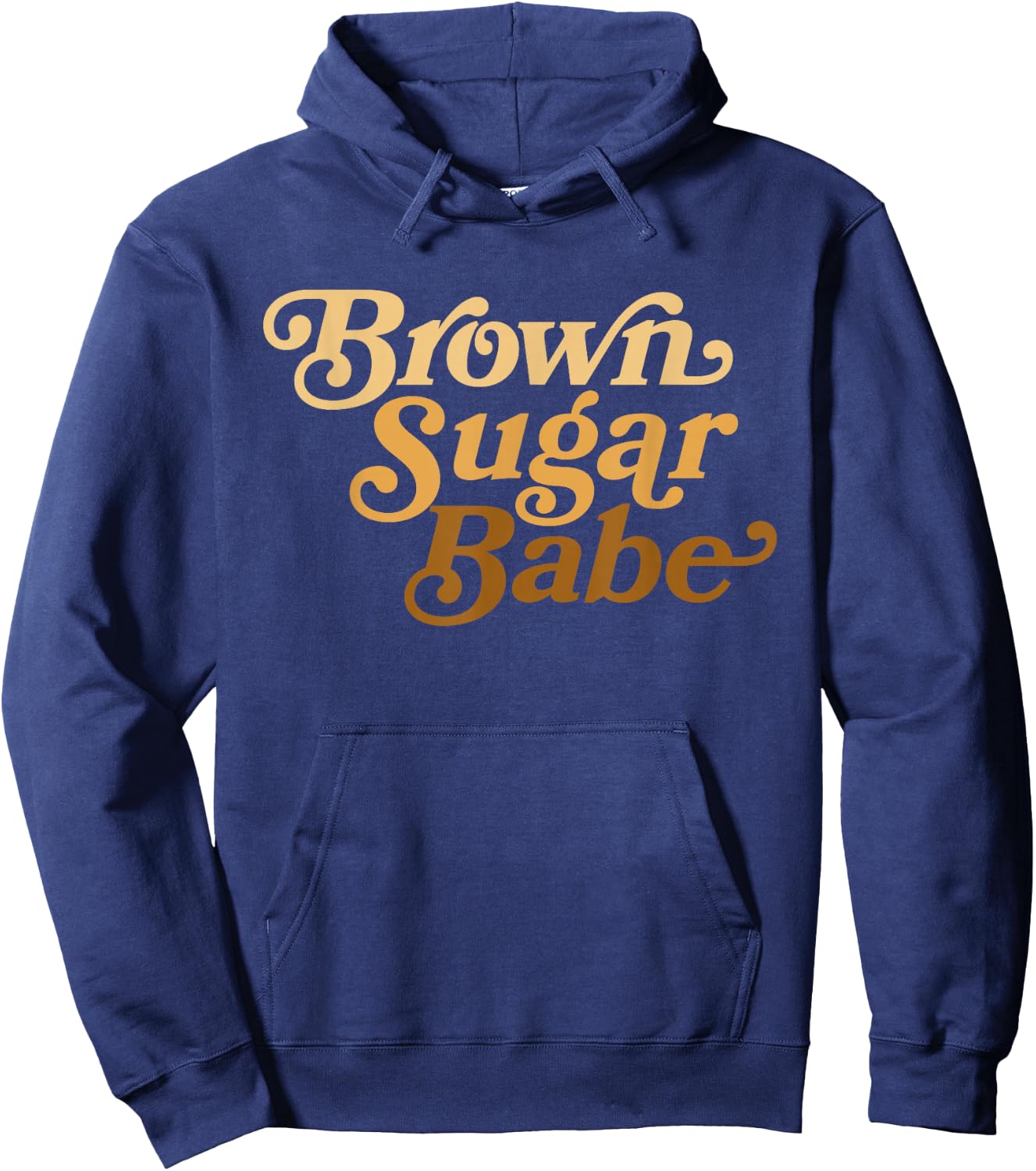 Brown Sugar Babe Afro Queen Black Women Pride Melanin Hoodie - Hoodie | Navy