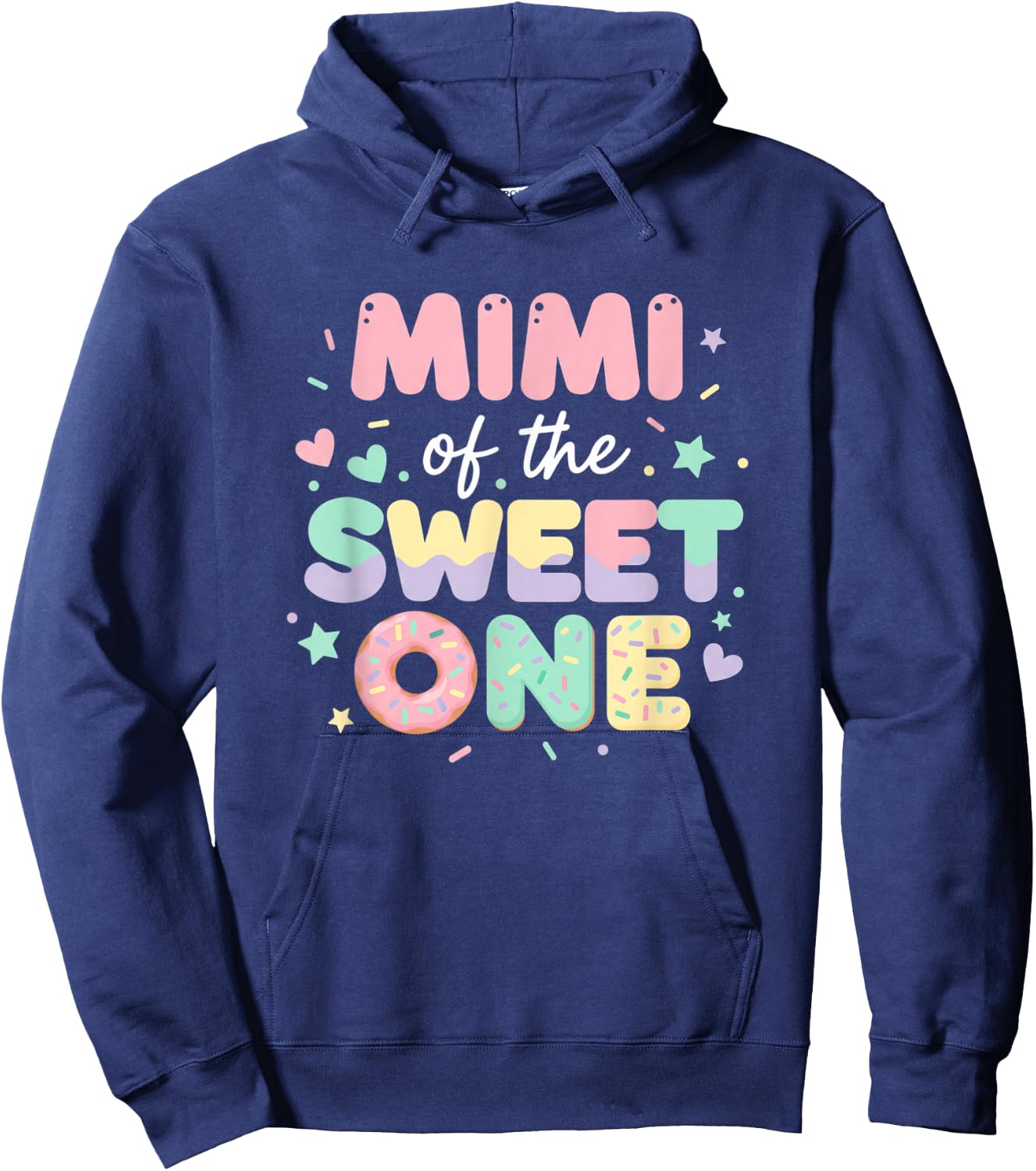 Grandparent Mimi of The Sweet One First Birthday Hoodie - Hoodie | Navy