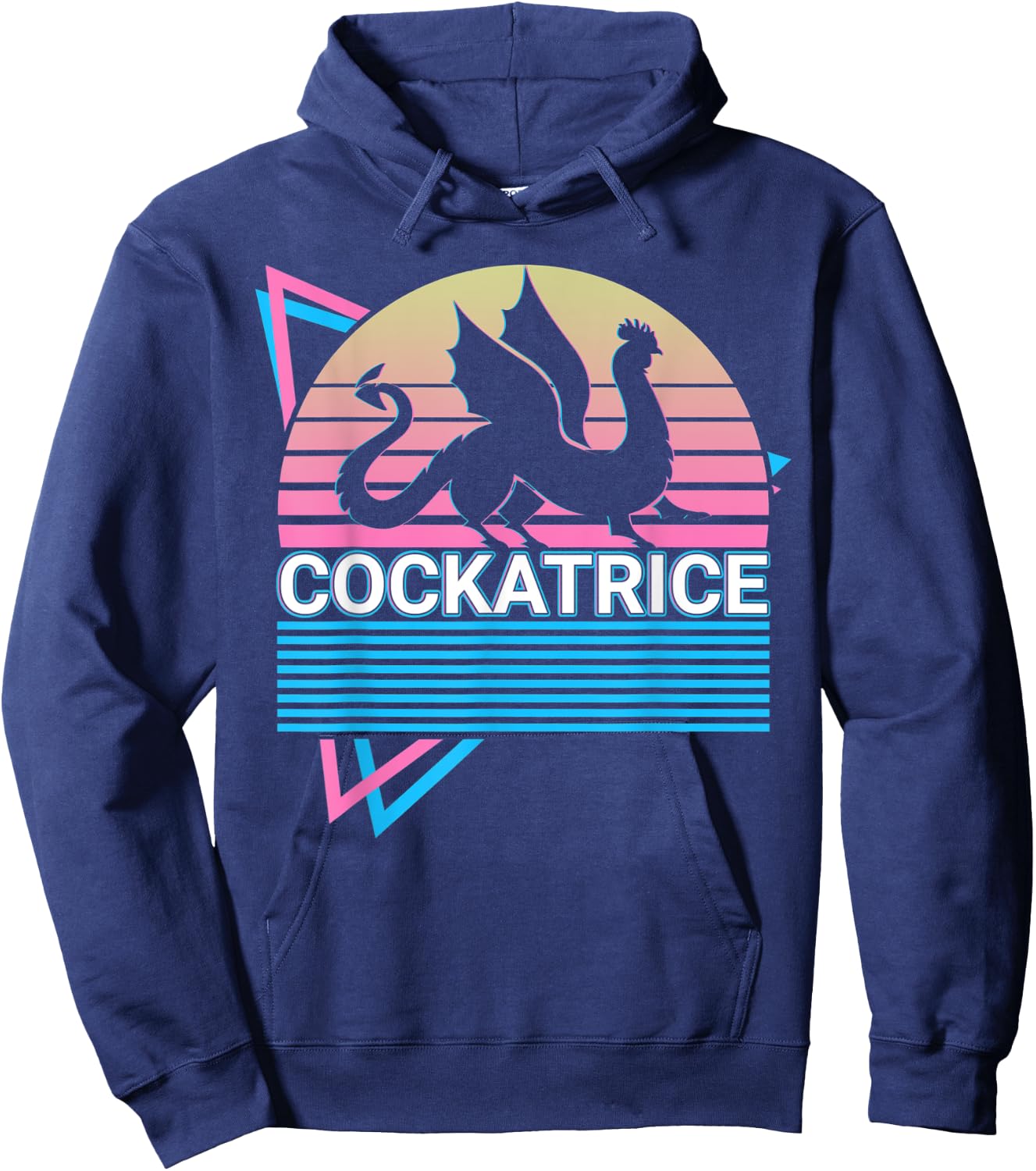 Cockatrice Beast Medieval Bestiary Hoodie - Hoodie | Navy