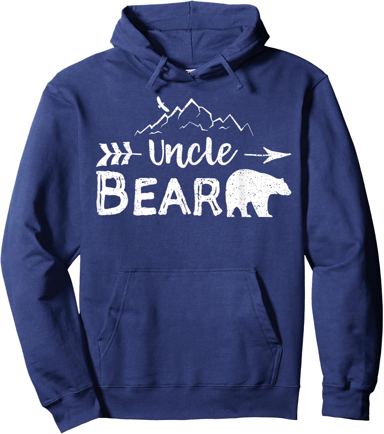 Uncle Bear Shirt Matching Family Aunt And Uncle Camping Gift Hoodie - Hoodie | Navy