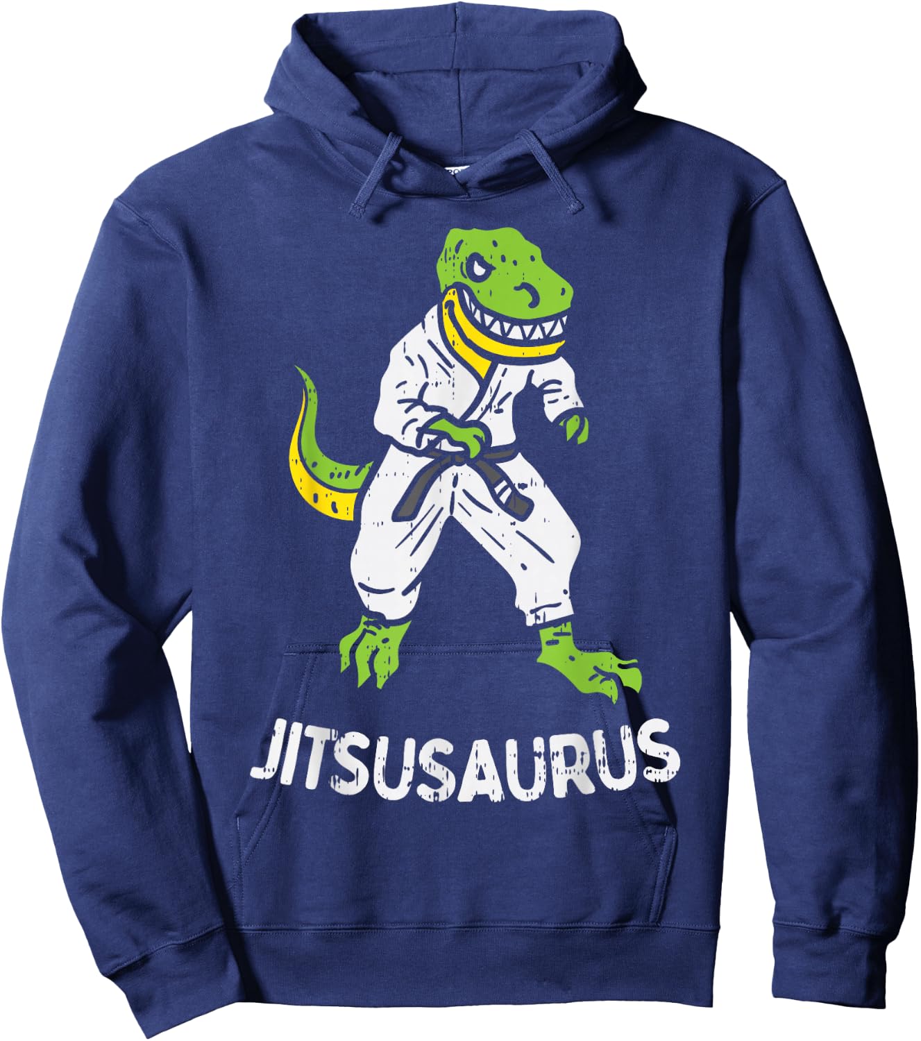 Jitsusaurus Funny Jiu Jitsu Trex Black Belt Martial Art Gift Small Hoodie - Hoodie | Navy