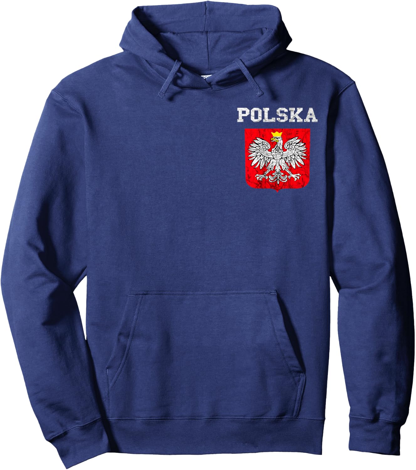 Polska Poland Flag Polish Pride Polska Poland Polish Eagle Hoodie - Hoodie | Navy