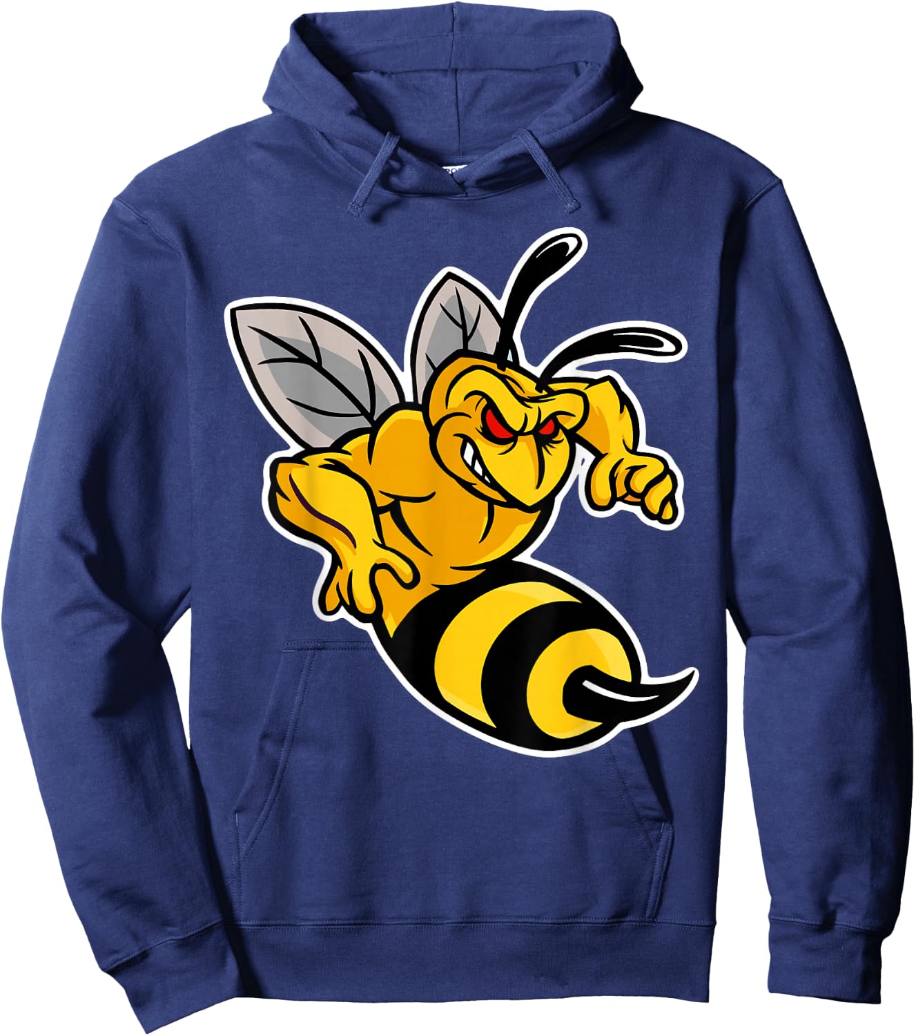Wasps Bees Cool Logo Wasp with Spike Hoodie - Hoodie | Navy