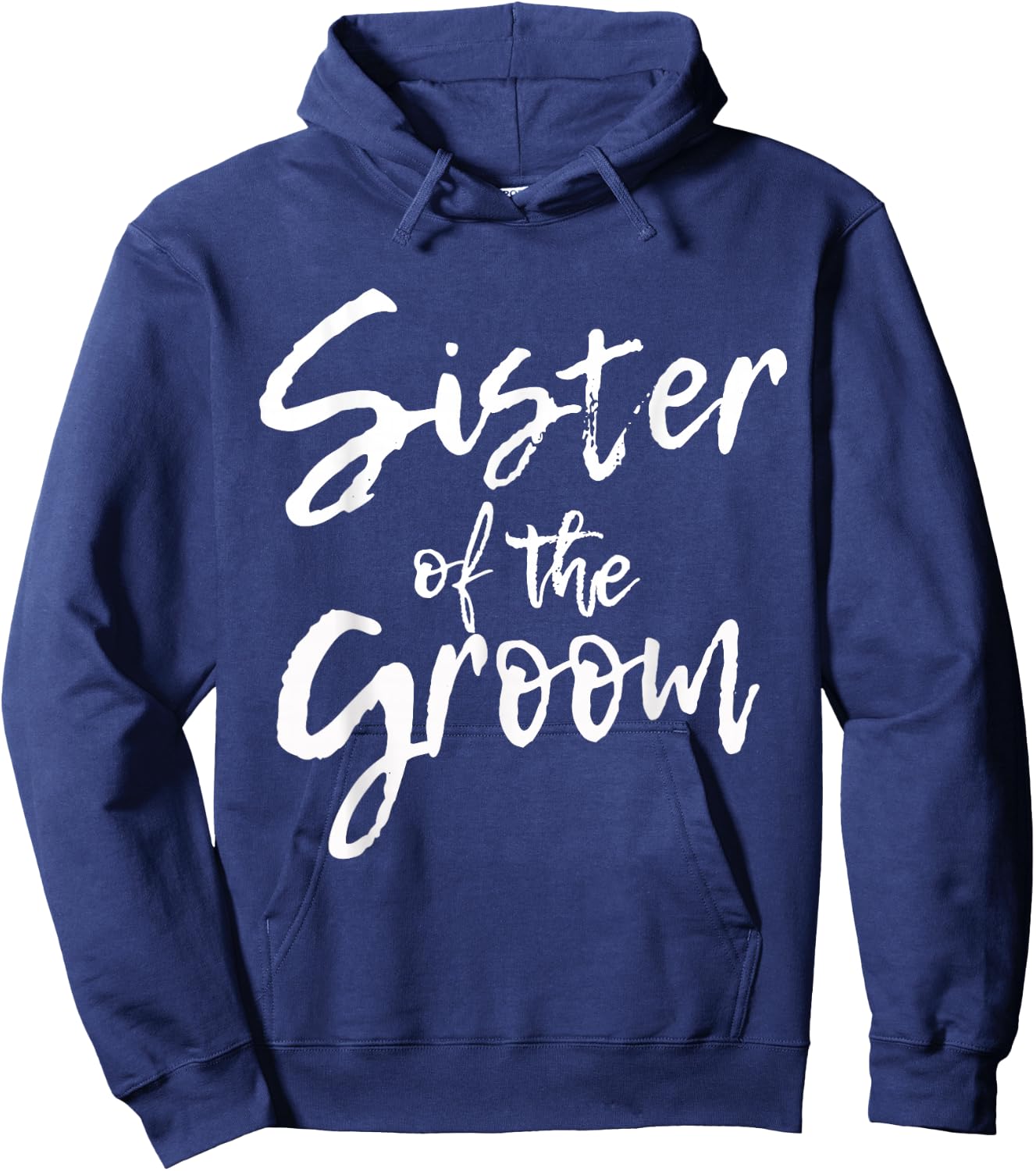 Matching Bridal Shower for Family, Sister of the Groom. Hoodie - Hoodie | Navy