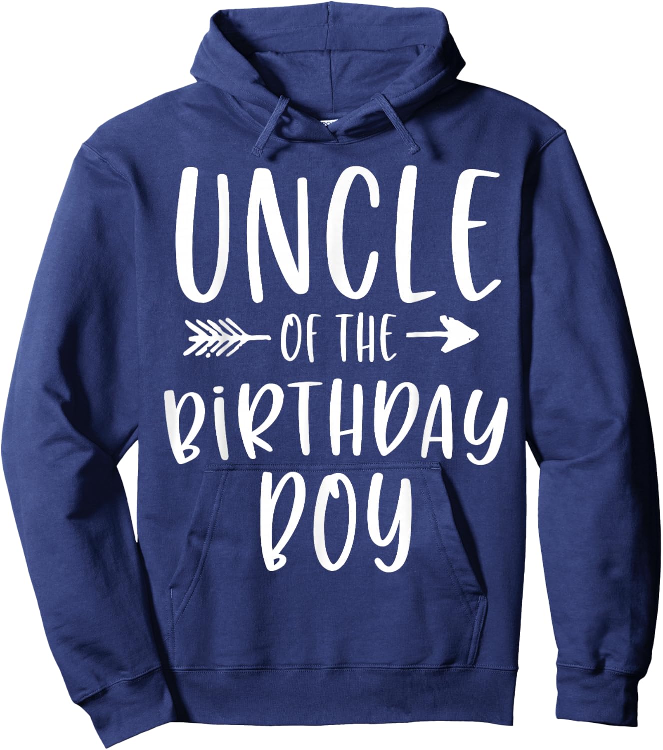 Uncle of the Birthday Boy Uncle And Nephew Bday Party Hoodie - Hoodie | Navy
