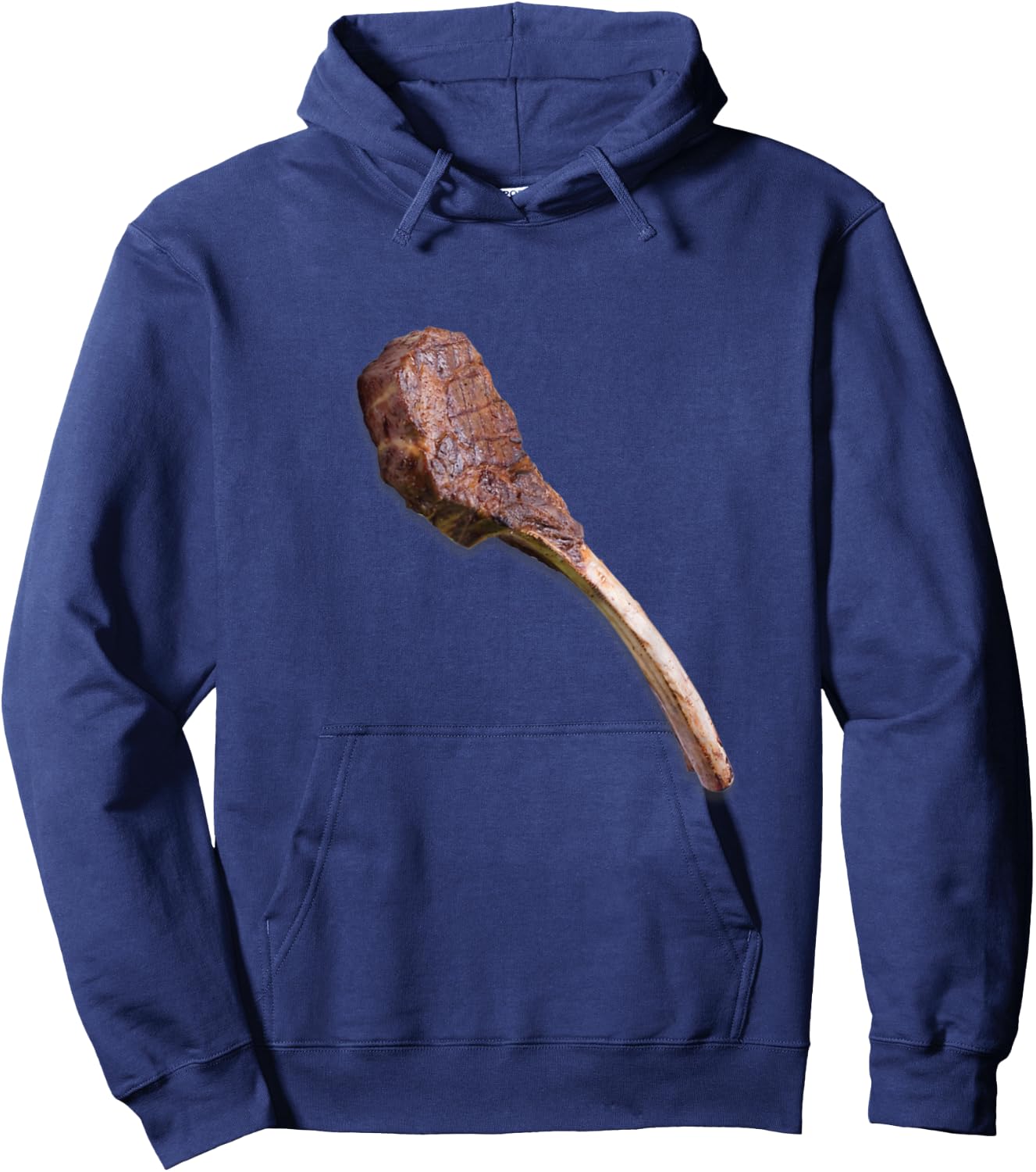 Funny Tomahawk Graphic Steak Hoodie - Hoodie | Navy