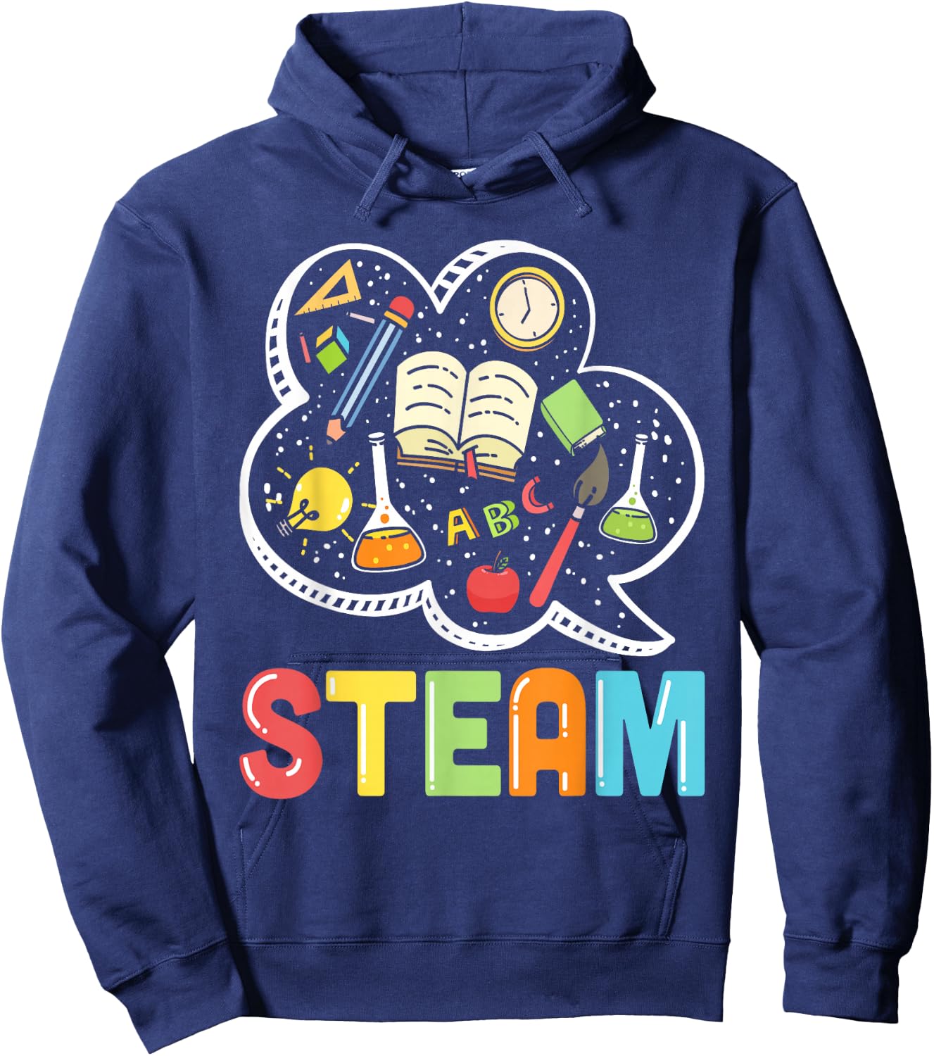 STEAM Teacher and Student Back to School STEM Hoodie - Hoodie | Navy