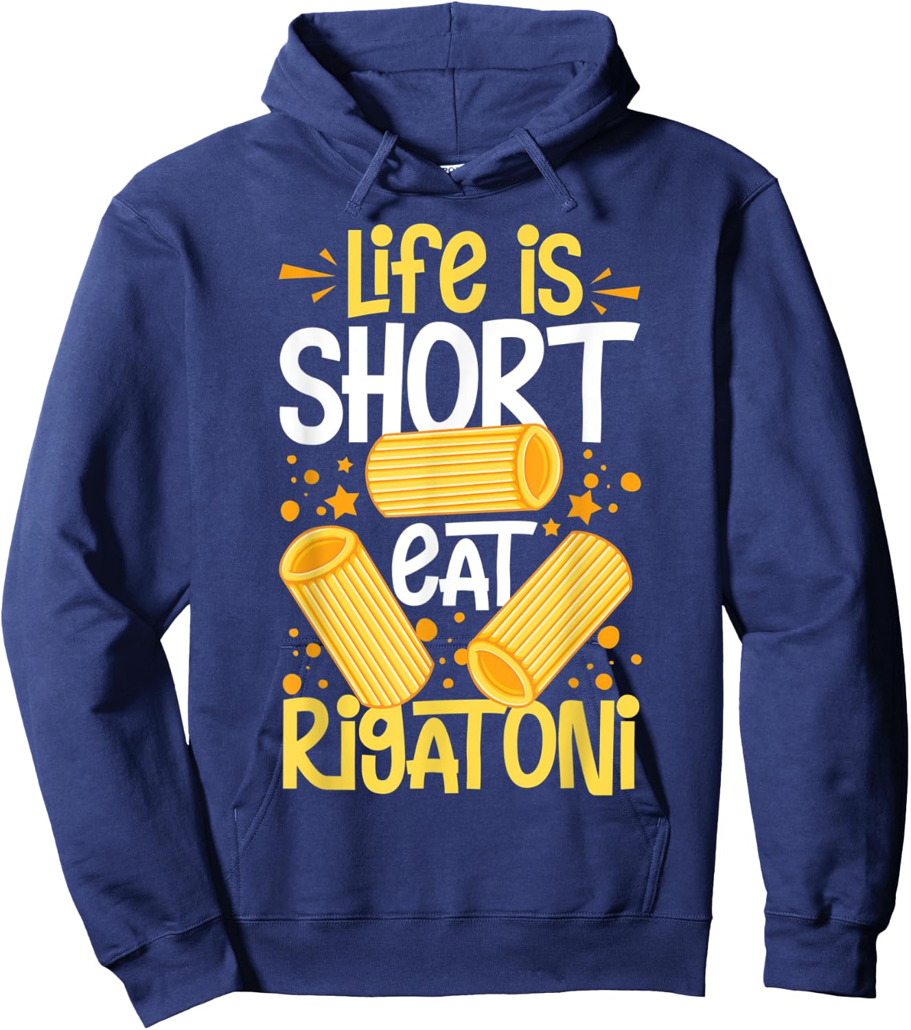 Rigatoni Pasta Noodles Recipes Italian Sauce Maker Hoodie - Hoodie | Navy