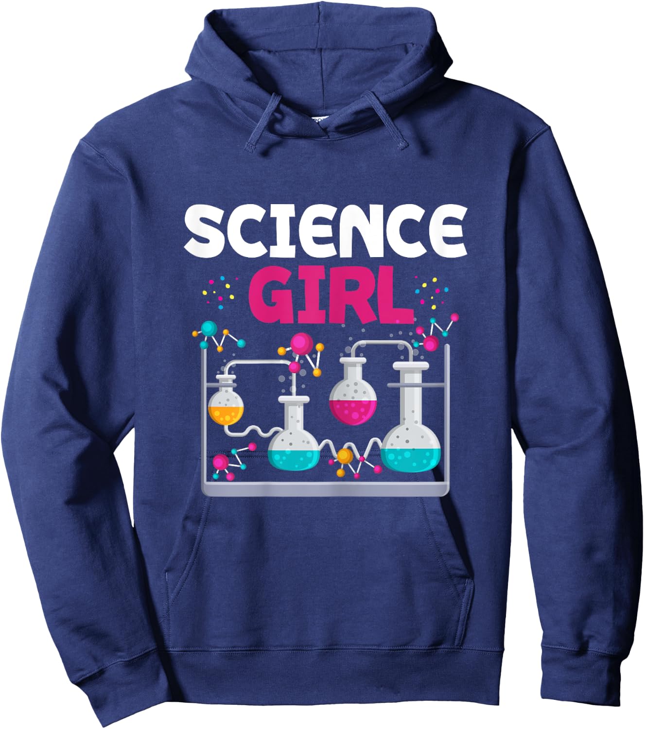 Science Girl Chemistry Student Women Stem Fields Hoodie - Hoodie | Navy
