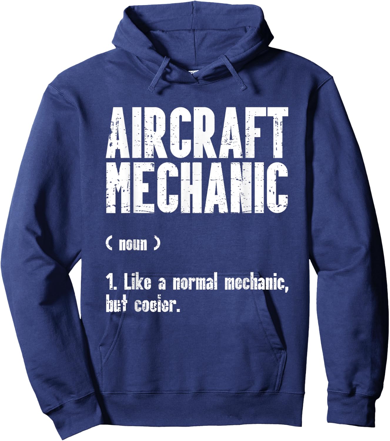 Airplane Mechanic Aircraft Maintenance Pilot Technician Hoodie - Hoodie | Navy