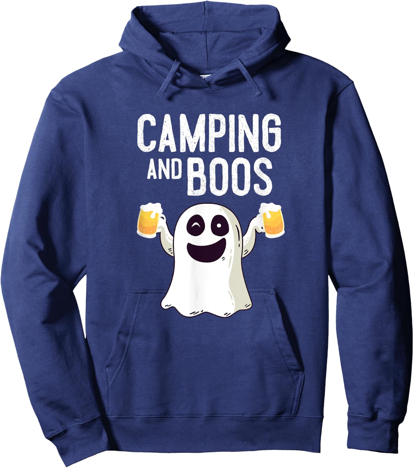 Camping and Boos Camping Halloween Costume Women Hoodie - Hoodie | Navy