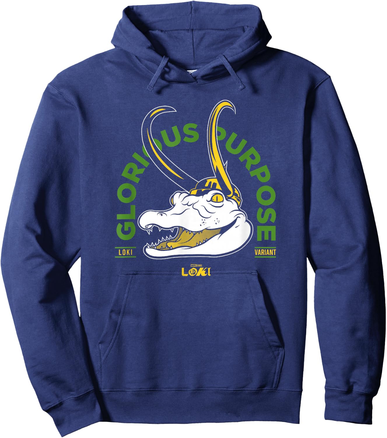 Marvel Loki Alligator Glorious Purpose Hoodie - Hoodie | Navy