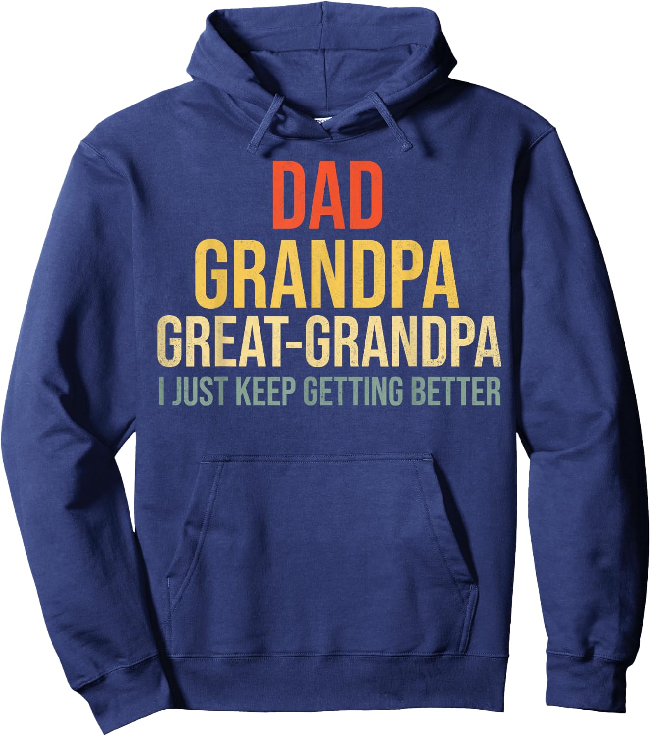 Funny Great Grandpa for Fathers Day Hoodie - Hoodie | Navy