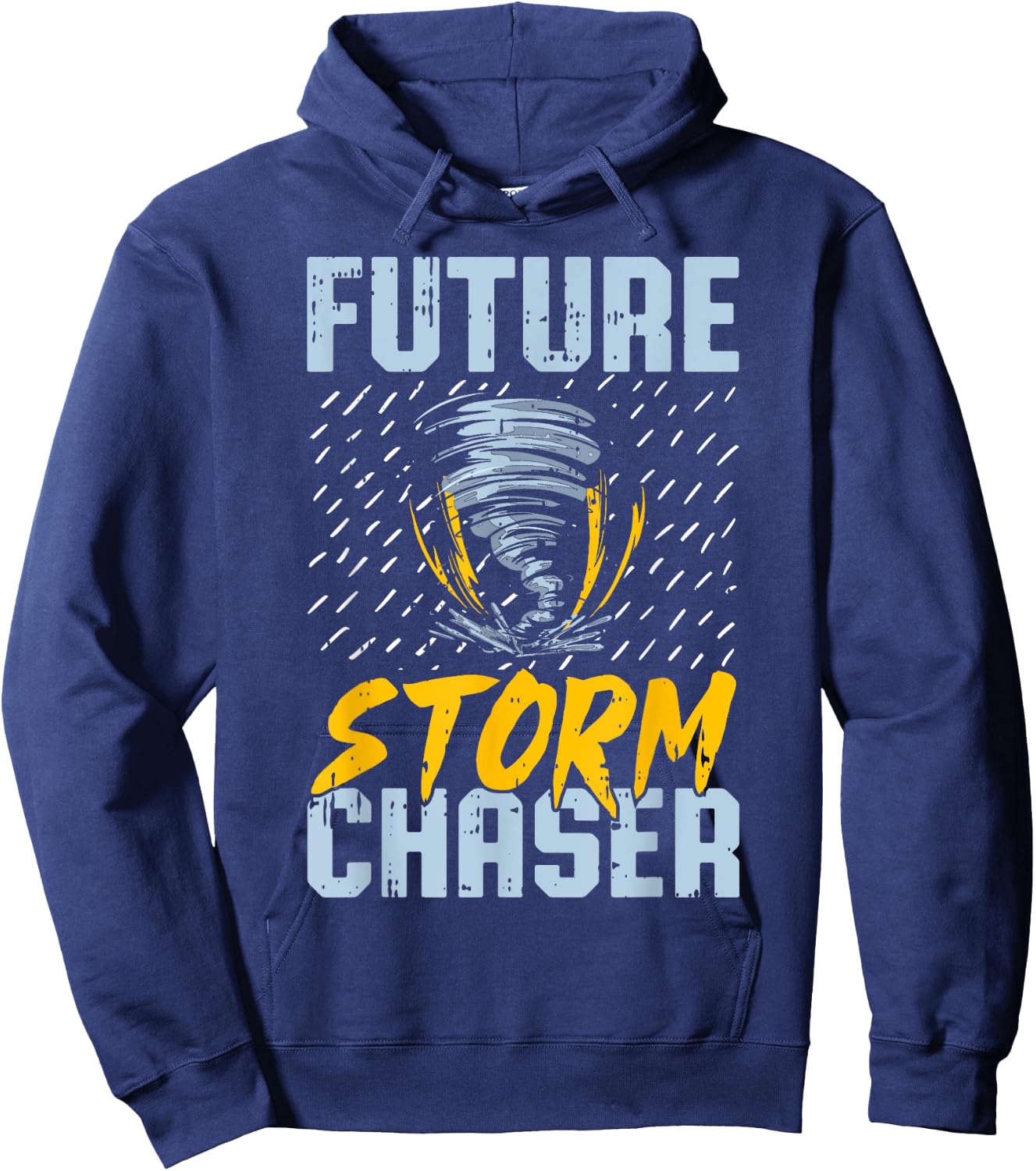 Future Storm Chaser - Funny Meteorologist Storm Hunter Hoodie - Hoodie | Navy