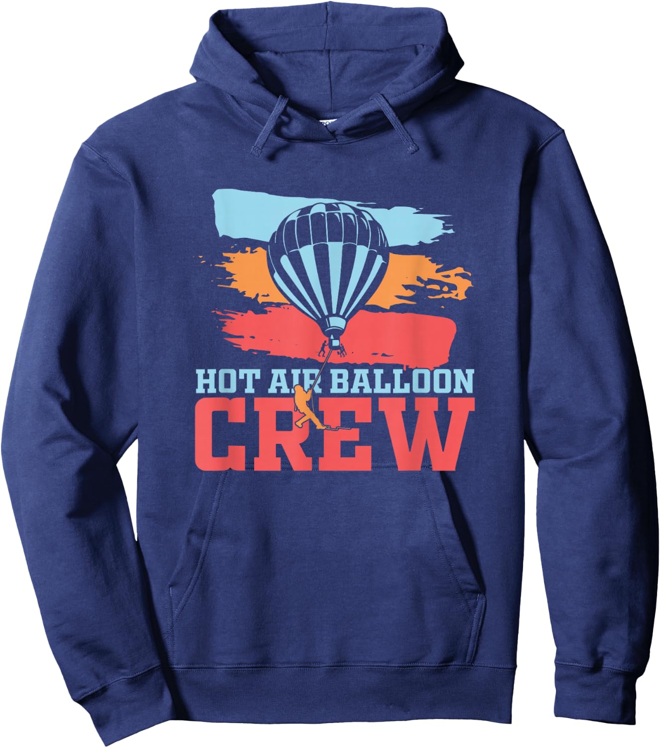 Hot Air Balloon Crew - Hot Air Balloon - Balloon Ride Hoodie - Hoodie | Navy