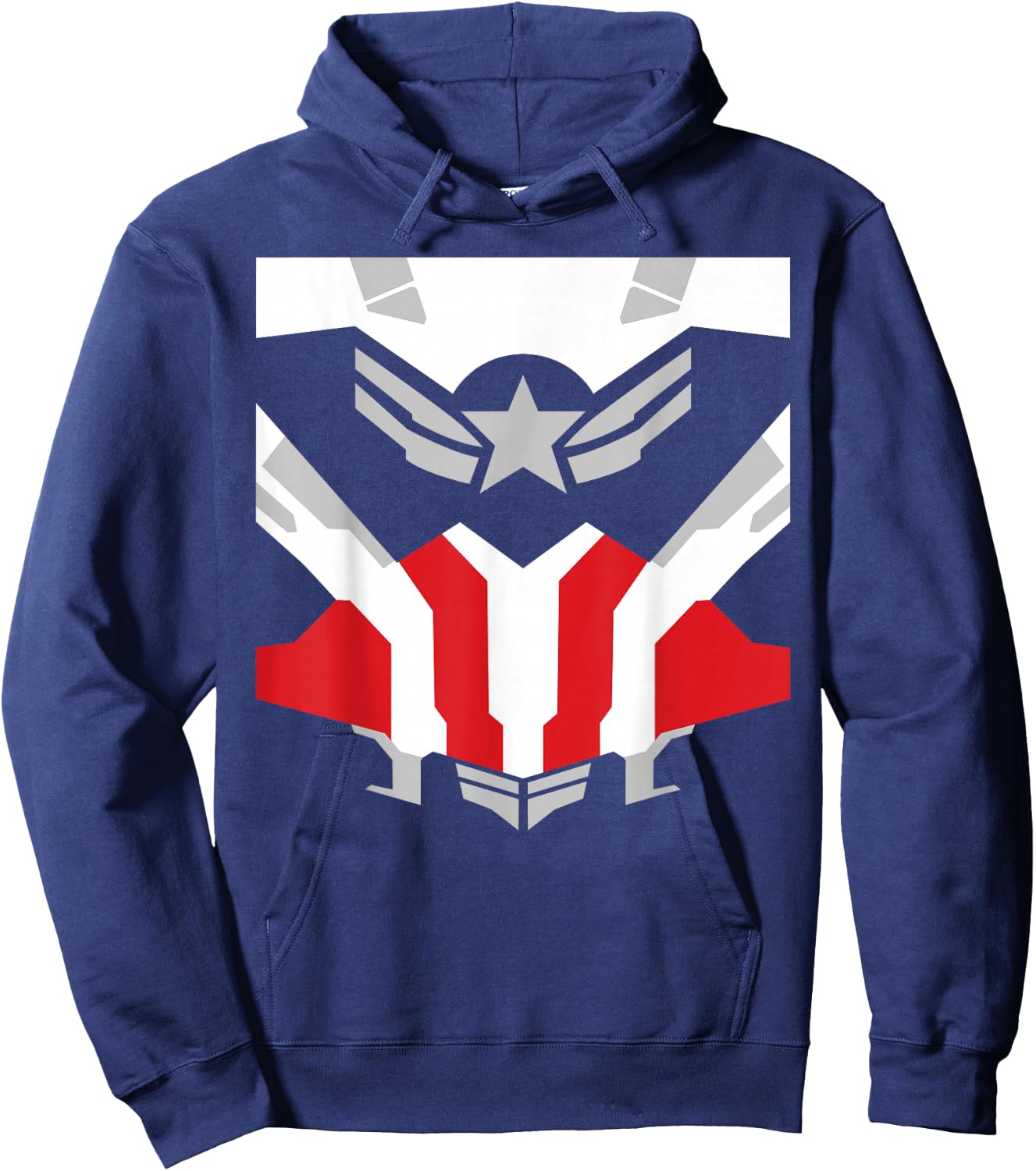 Marvel Falcon Captain America Uniform Hoodie - Hoodie | Navy