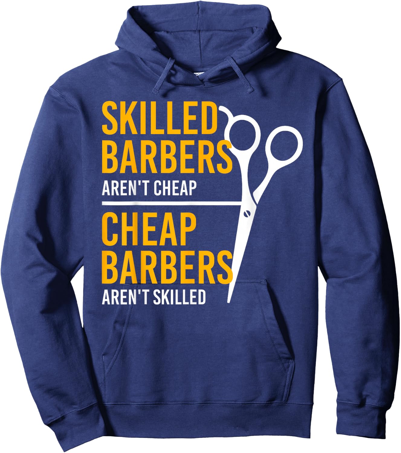 Cool Barber Women Hairdresser Hairstylist Barbershop Hoodie - Hoodie | Navy