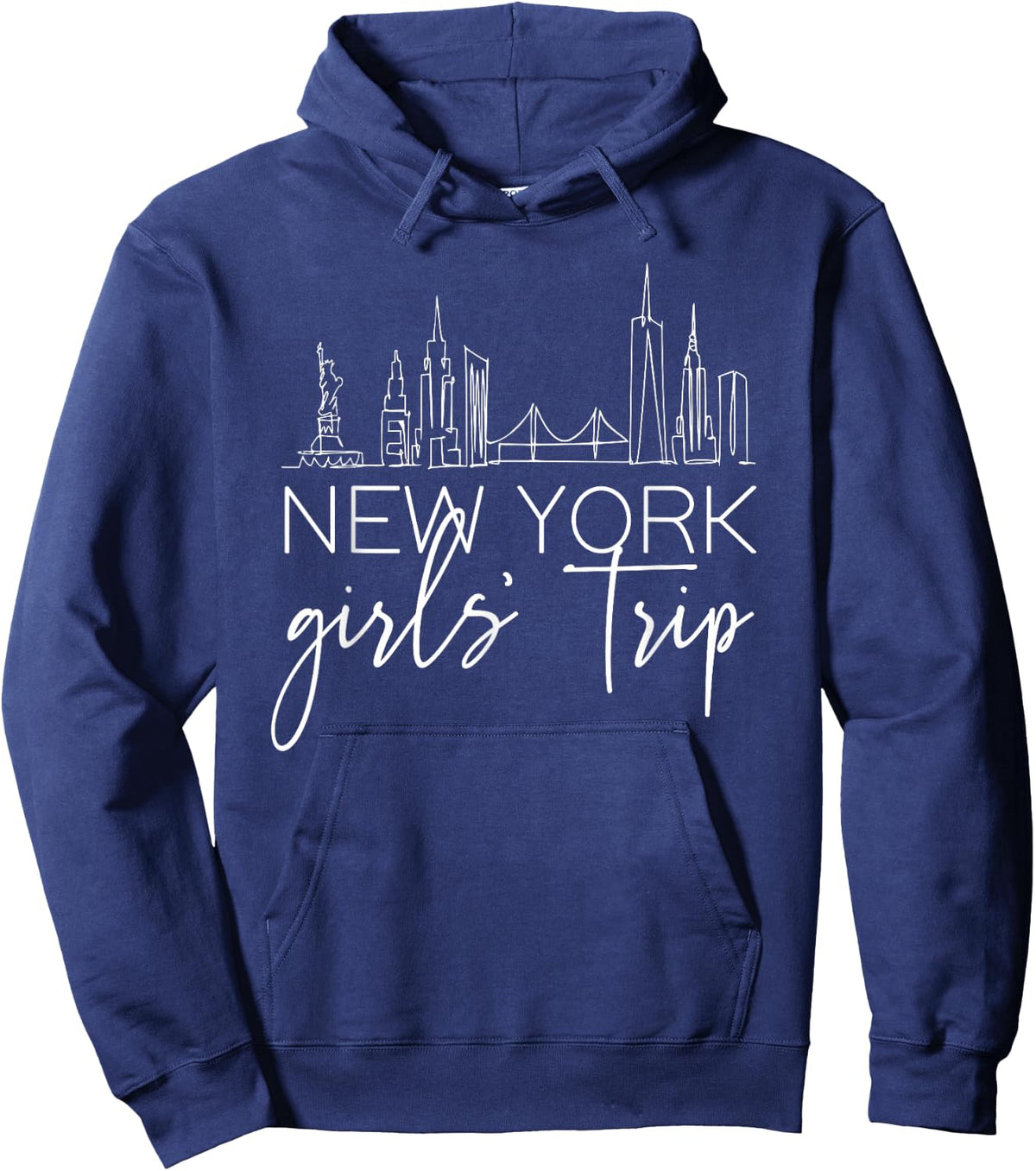 New York City Girl's Weekend Trip with Girlfriend and Sister Hoodie - Hoodie | Navy